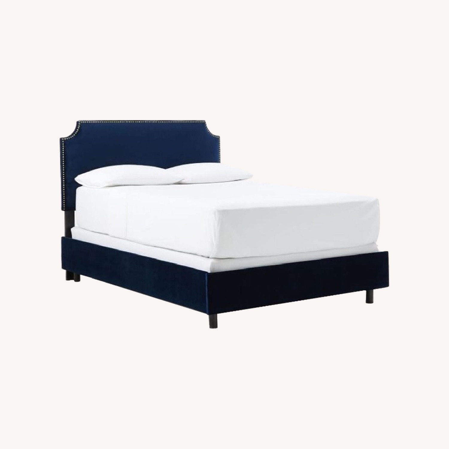 West Elm Serena Upholstered Velvet Bed - image-5