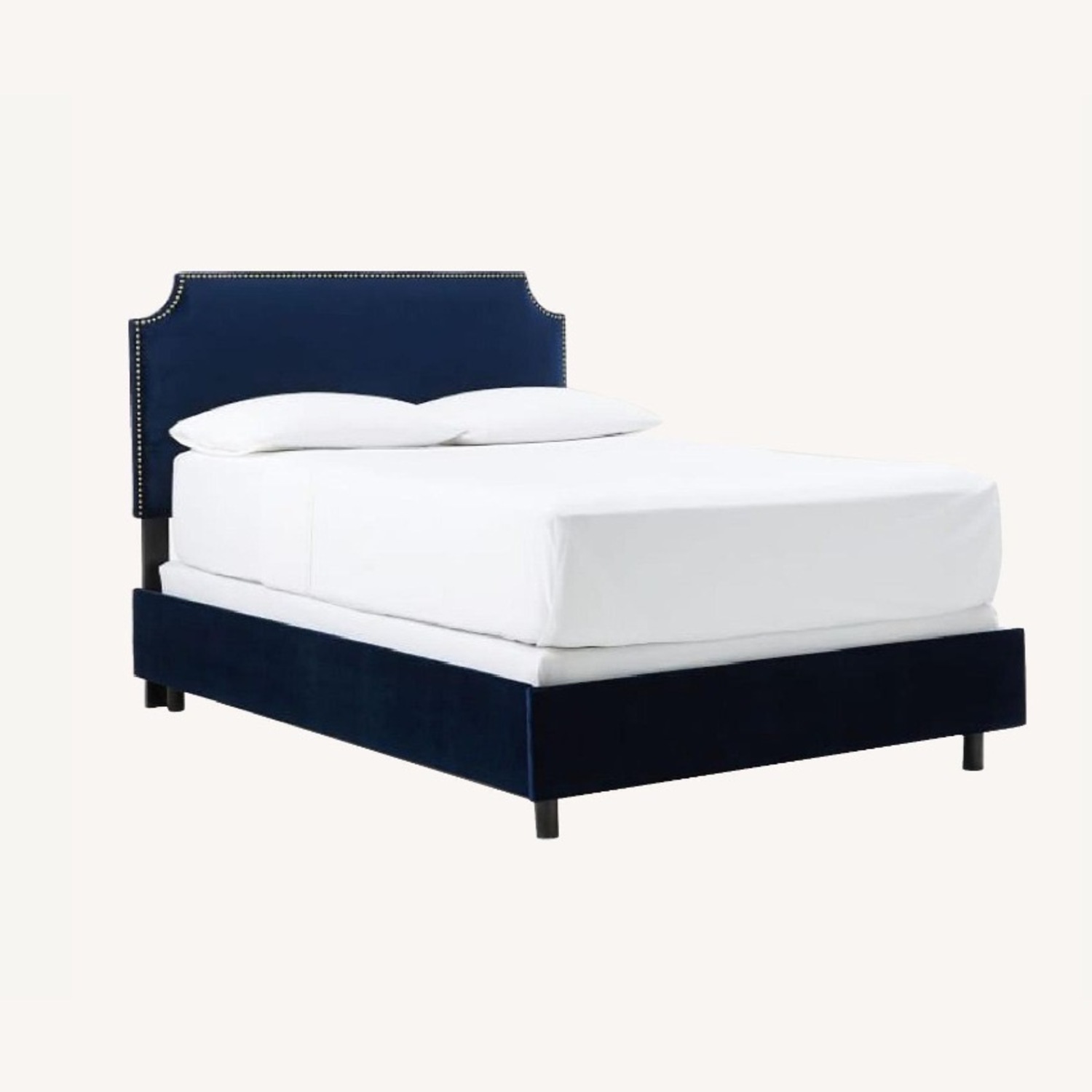 West Elm Serena Upholstered Velvet Bed - image-9