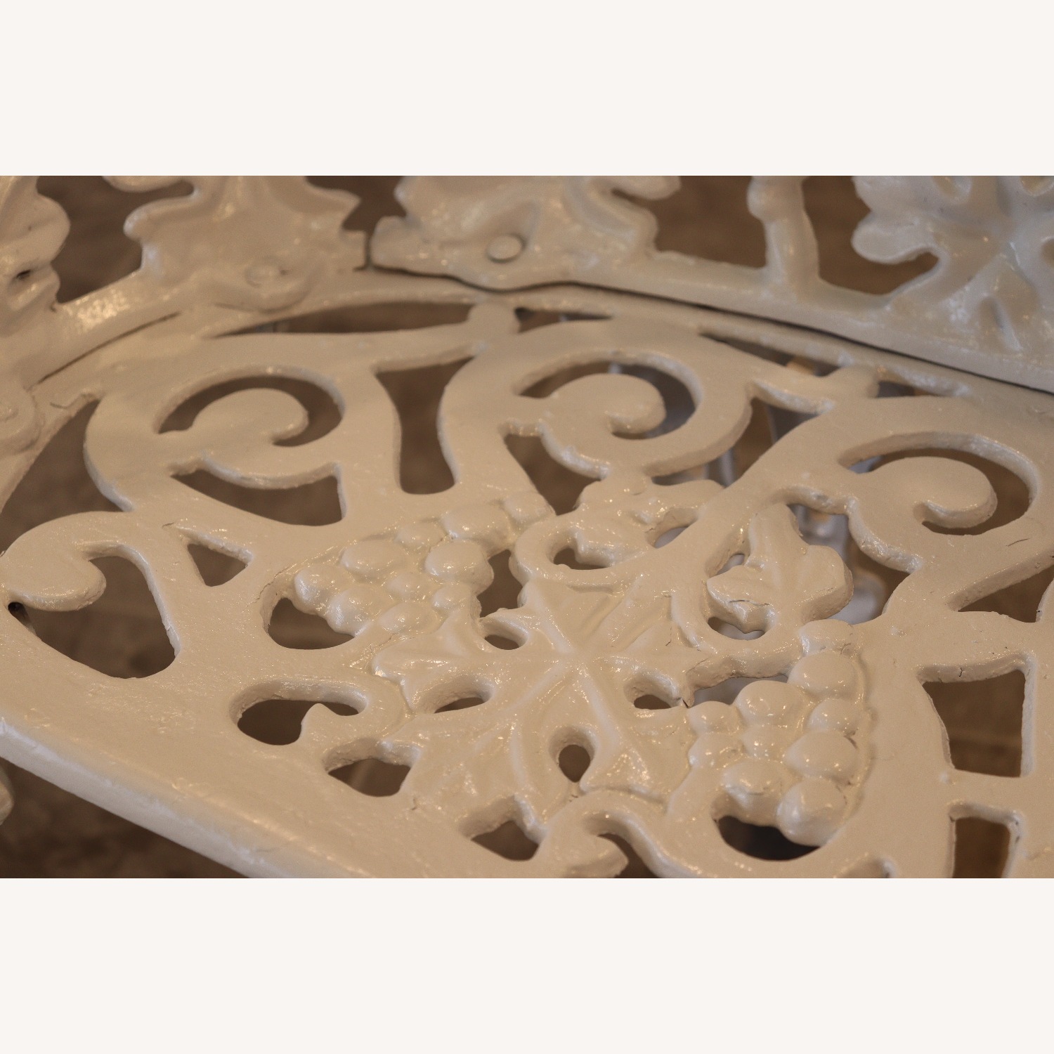 Five Piece Cast Iron Grapevine Garden Set - image-9