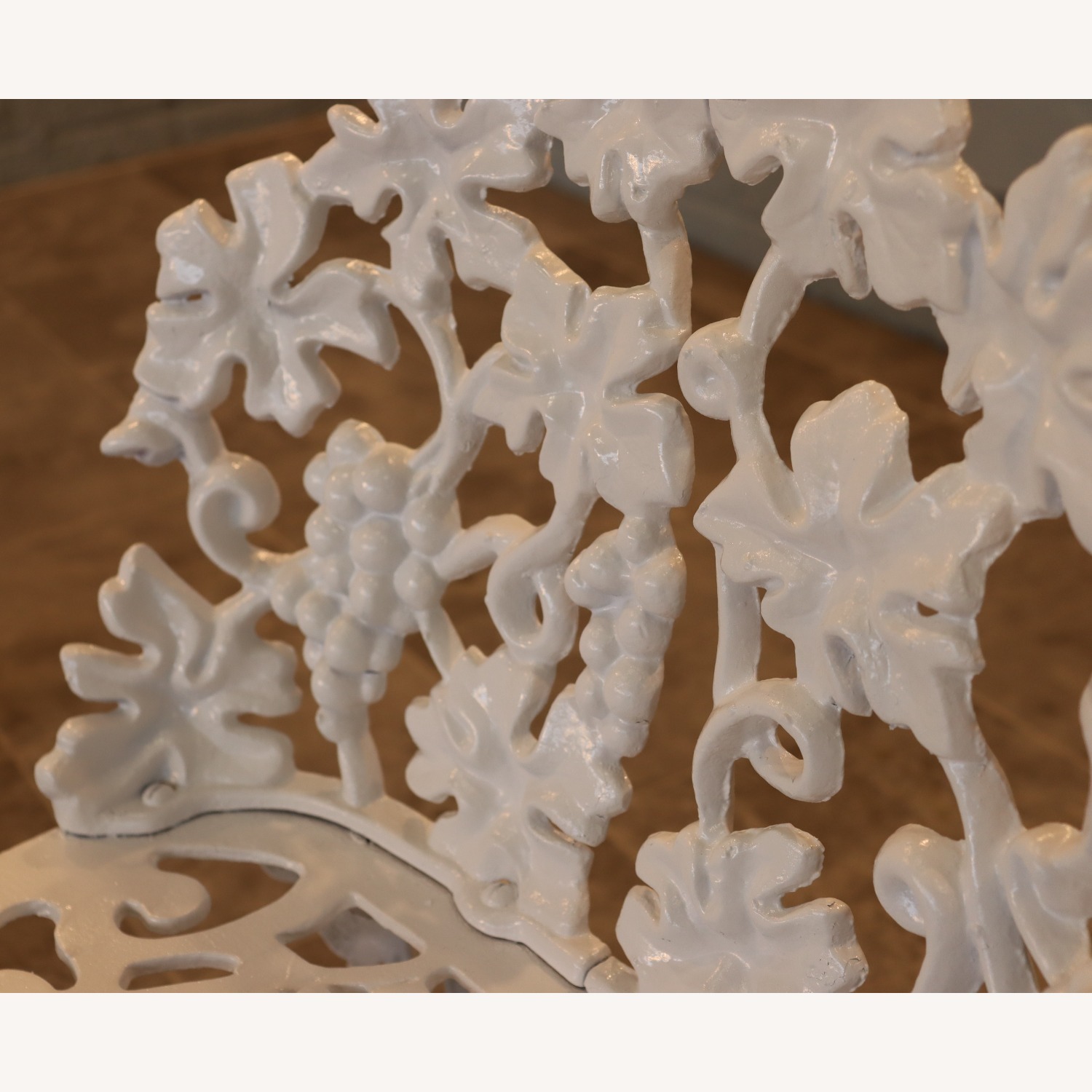 Five Piece Cast Iron Grapevine Garden Set - image-8