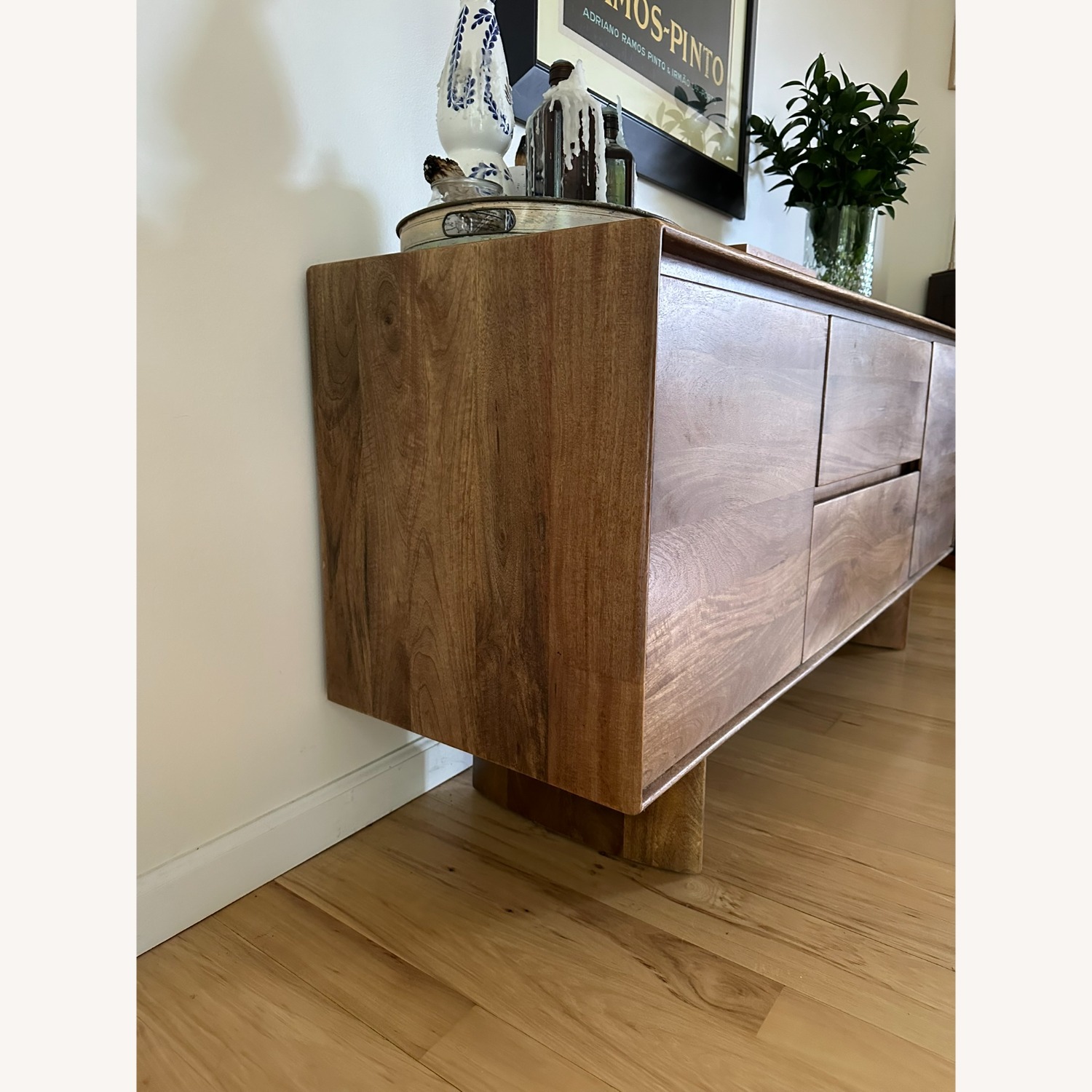 West Elm Anton Mango Wood Media Console - image-3