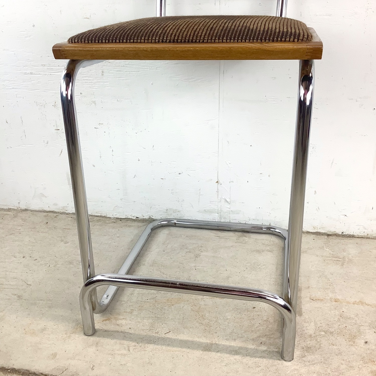 Vintage Modern Cantilever Counter Stool - image-13