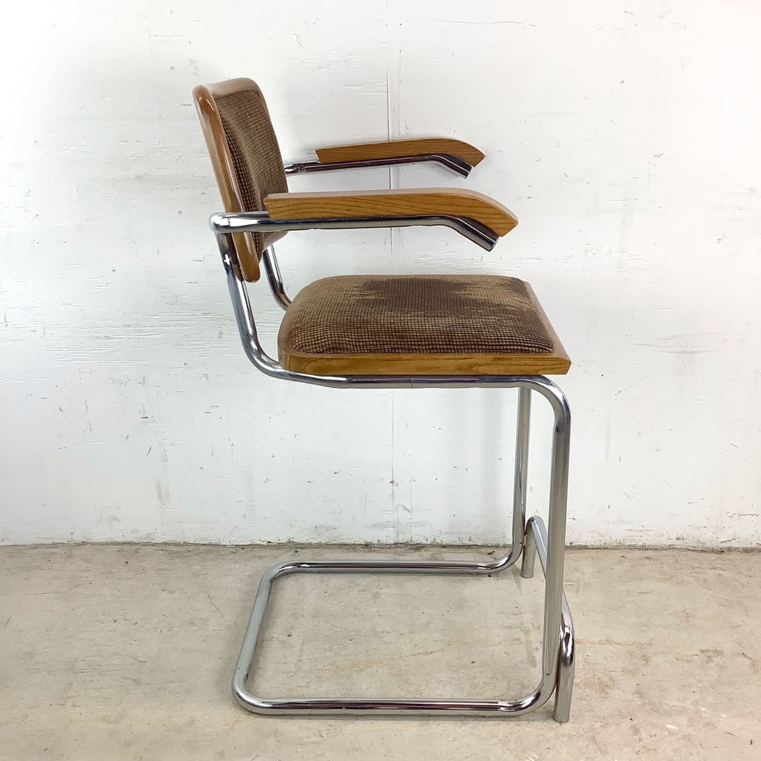Vintage Modern Cantilever Counter Stool - image-4