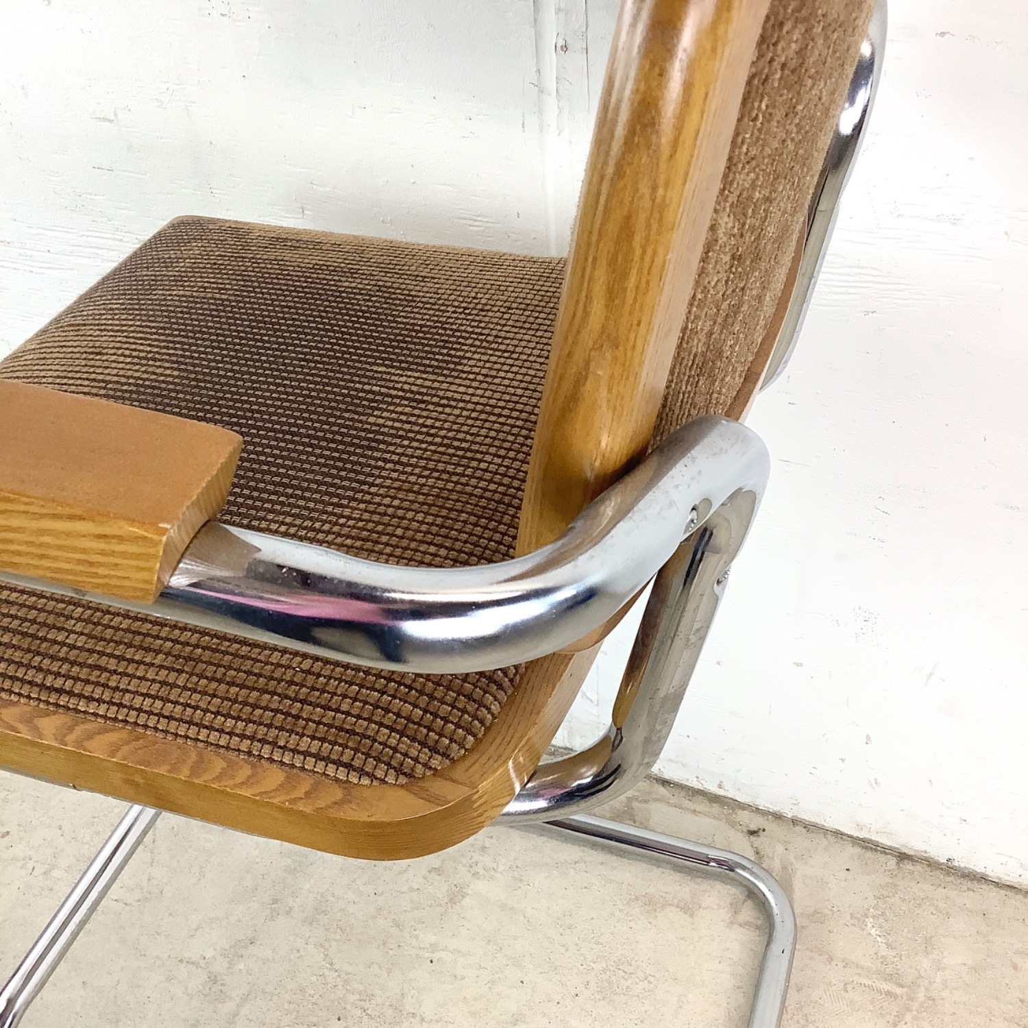 Vintage Modern Cantilever Counter Stool - image-20