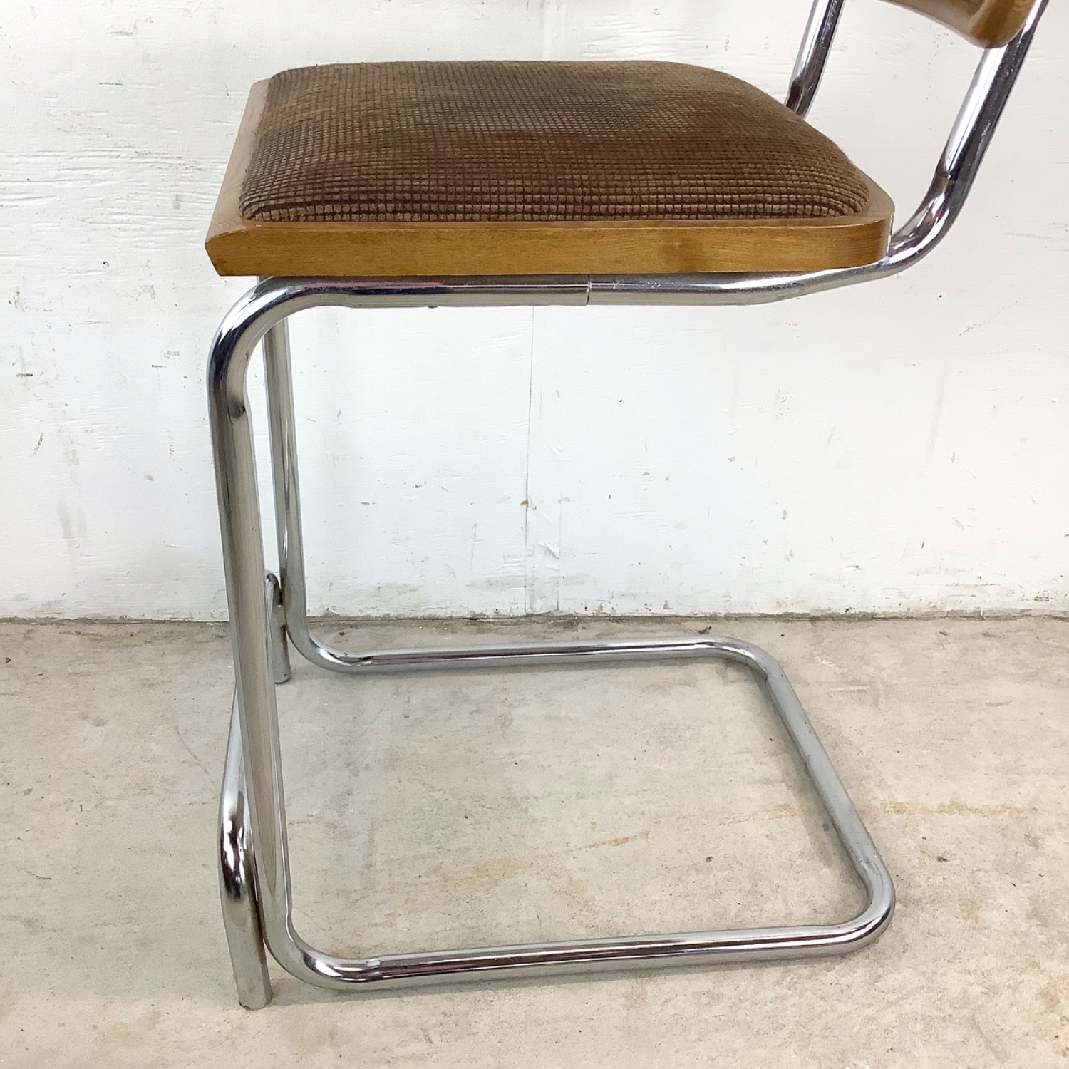 Vintage Modern Cantilever Counter Stool - image-19