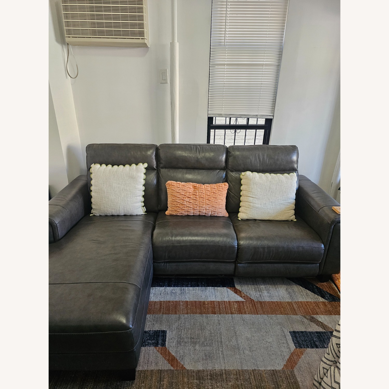 Ace Power Reclining Leather Sofa and Chaise  - image-1