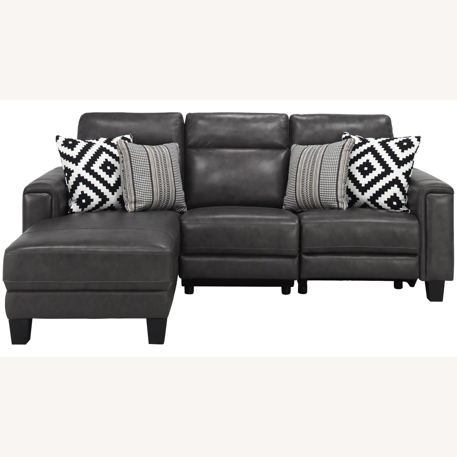 Ace Power Reclining Leather Sofa and Chaise  - image-5
