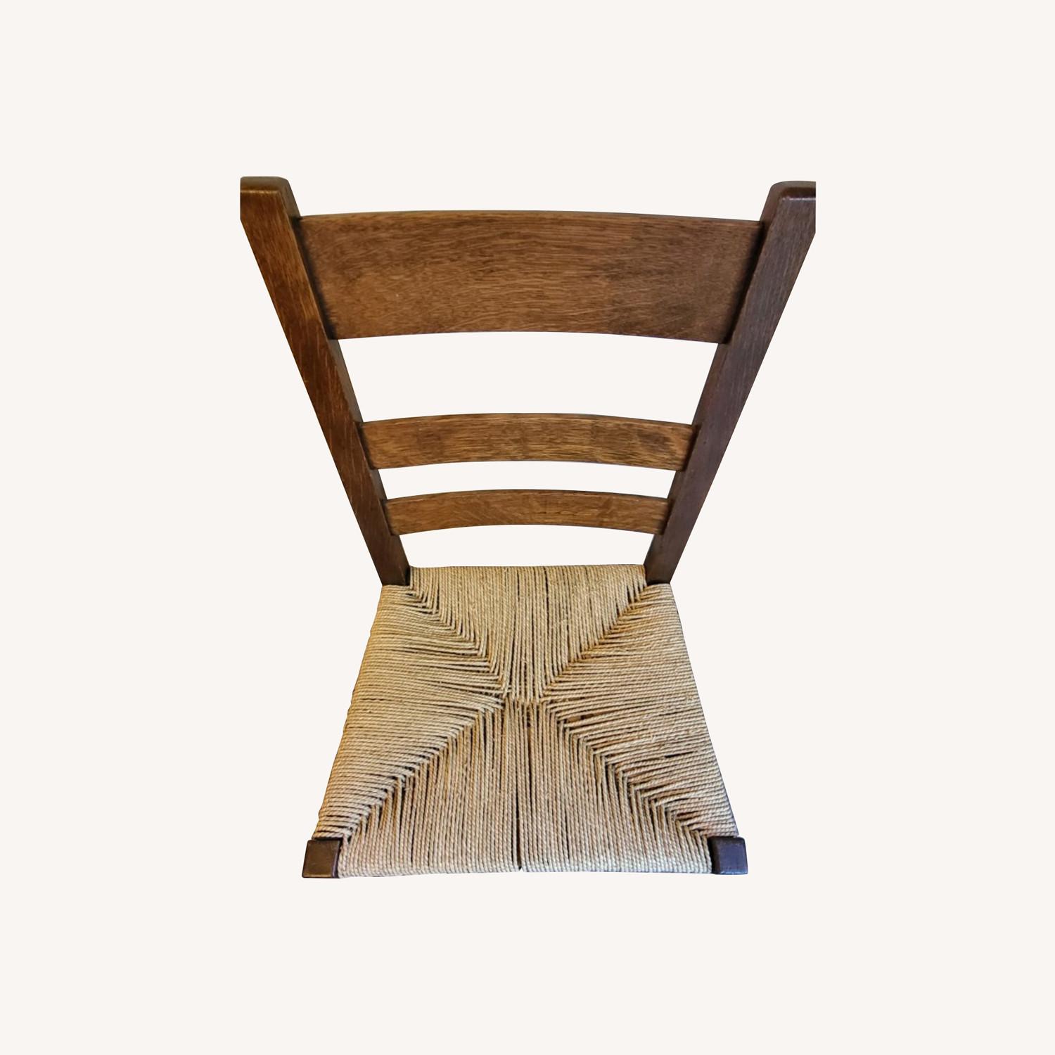 Farmhouse Antique Walnut Farm Chair - image-0