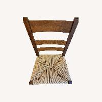 Farmhouse Antique Walnut Farm Chair