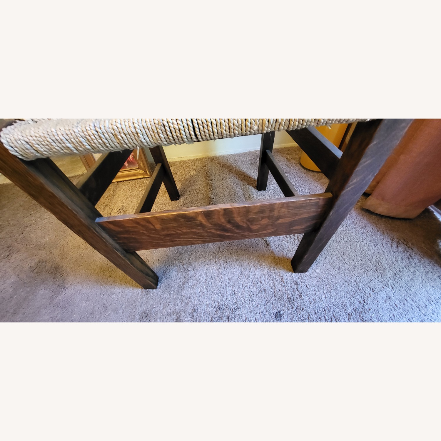 Farmhouse Antique Walnut Farm Chair - image-4
