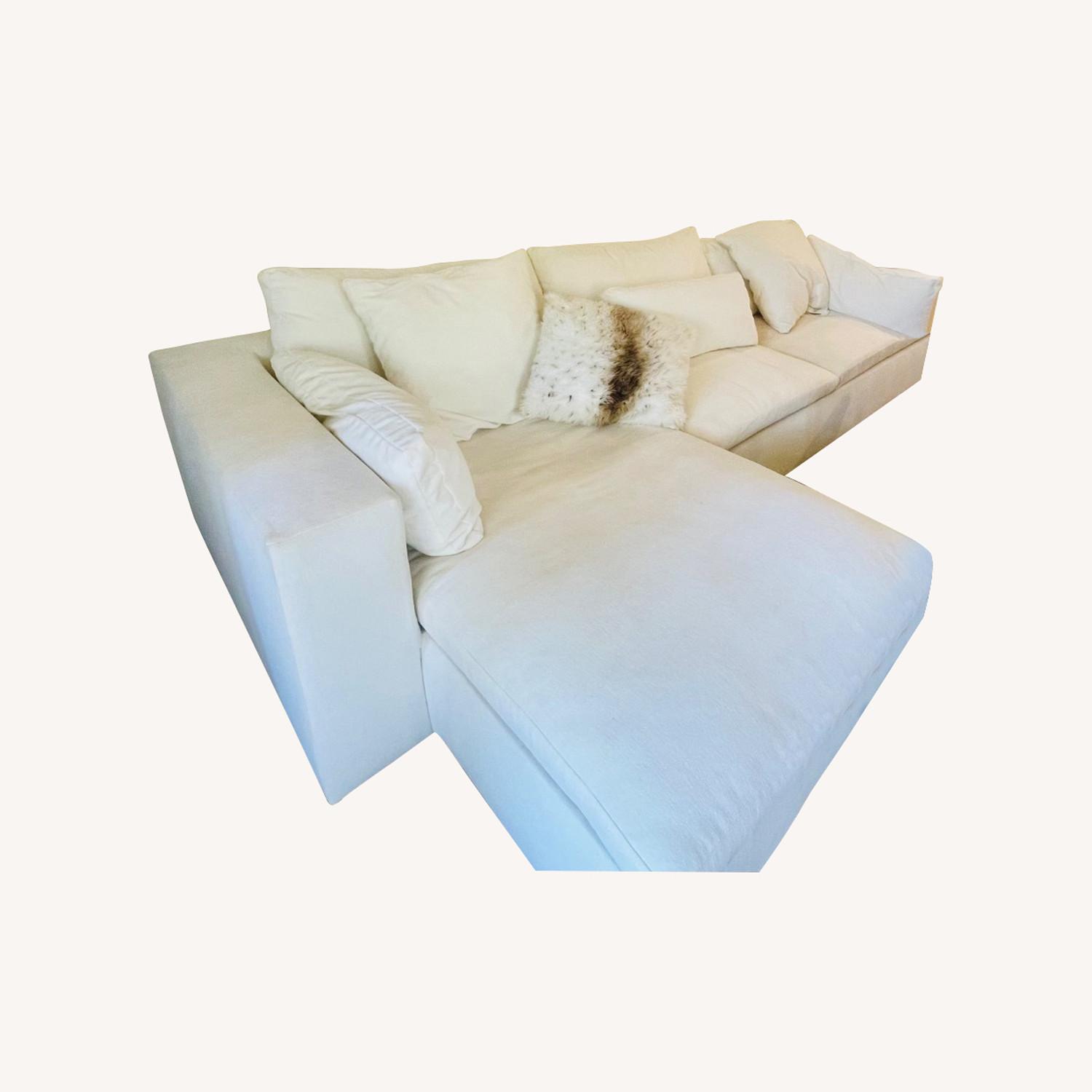 West Elm Harmony 3 Piece Sectional Ottoman - image-0