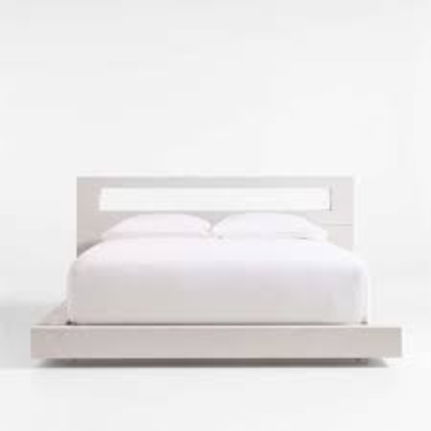 Crate & Barrel Adia White King Size Bed - image-7