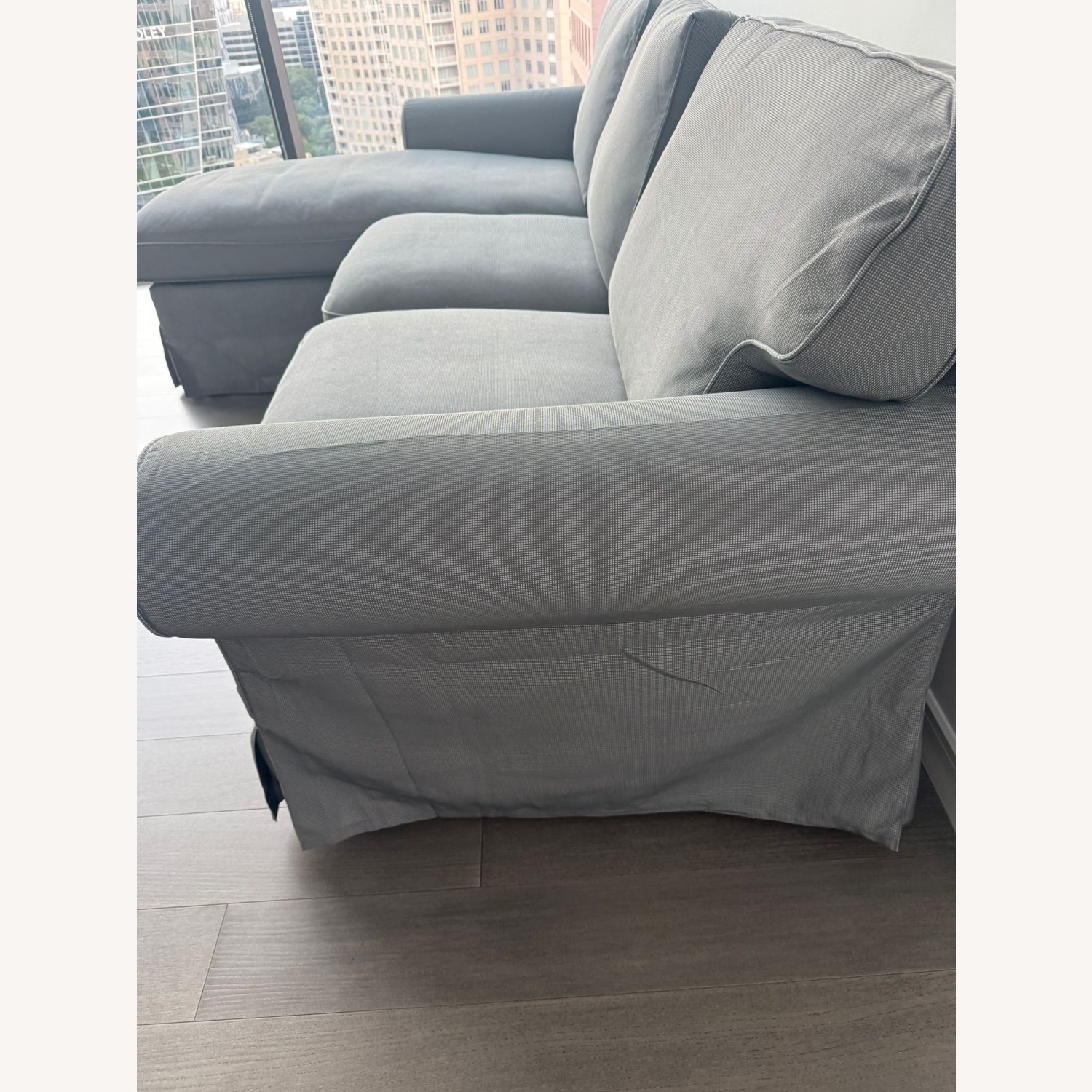 IKEA Ektorp Comfortable Grey Sofa - image-3