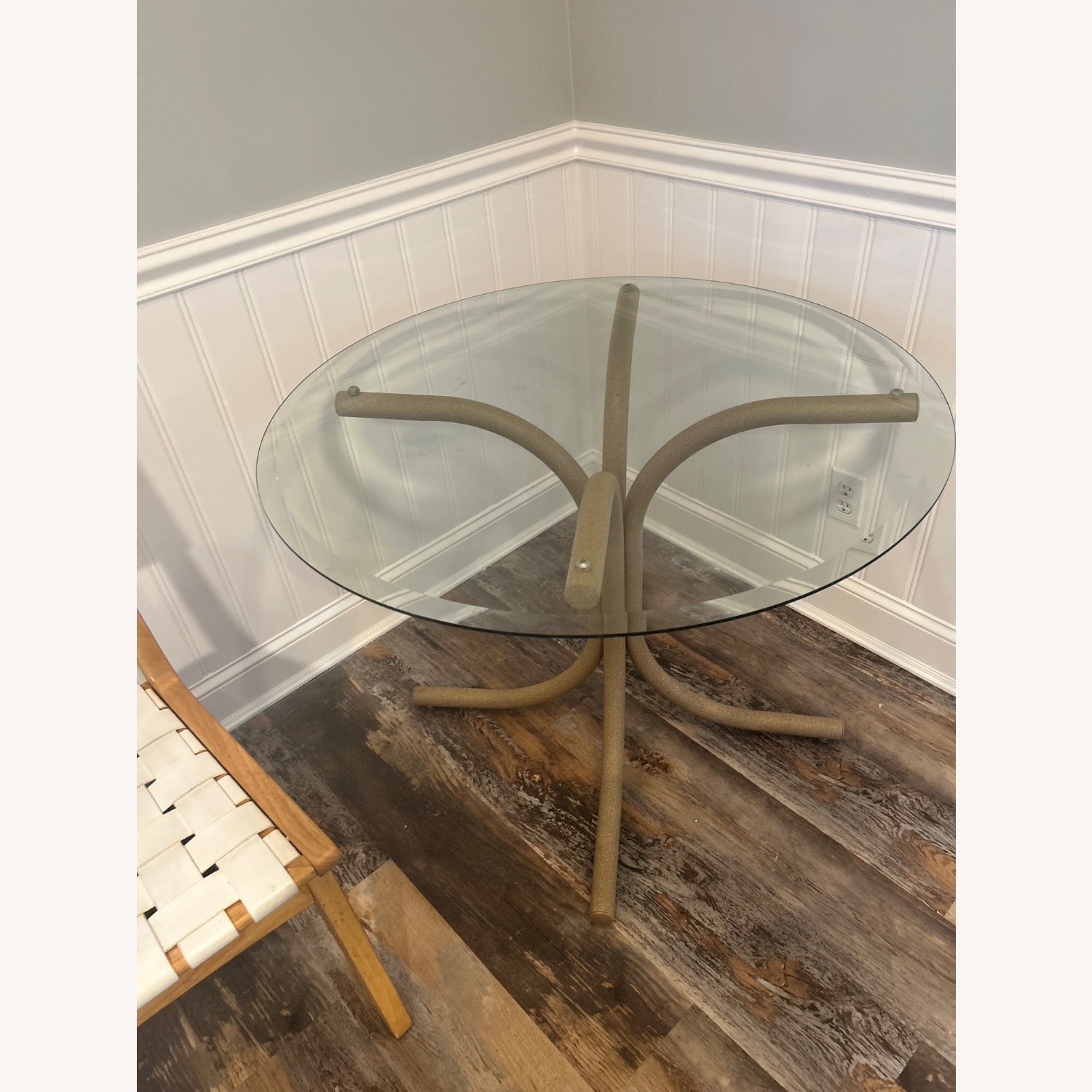 Beveled Glass Kitchen Table for Four - image-1