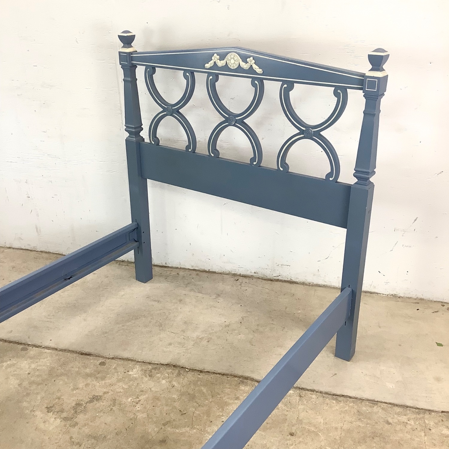 Vintage Neoclassical Bedframe Twin - image-2