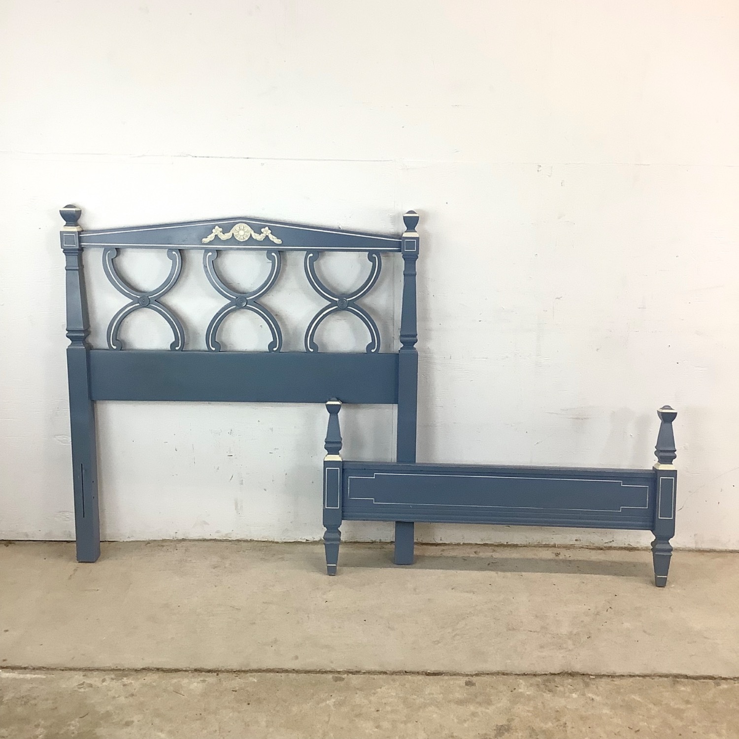 Vintage Neoclassical Bedframe Twin - image-4