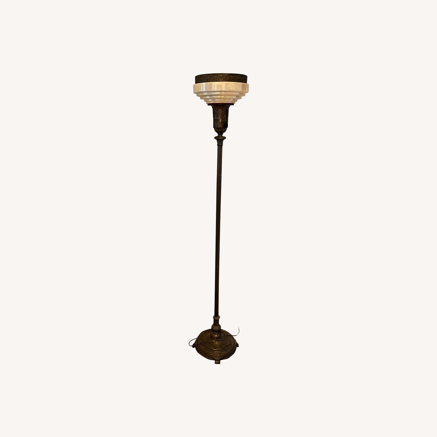 Antique Art Deco Floor Lamp - image-0