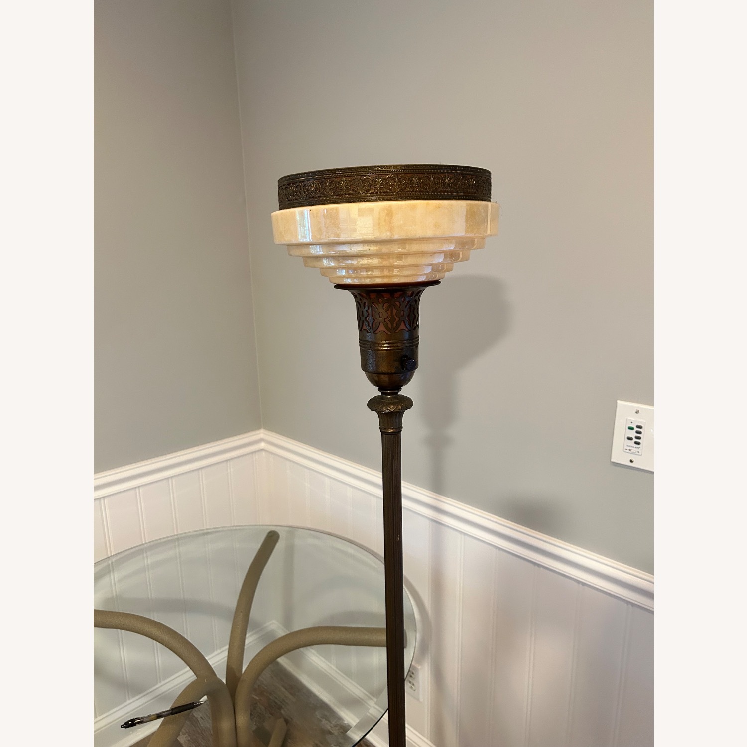 Antique Art Deco Floor Lamp - image-1