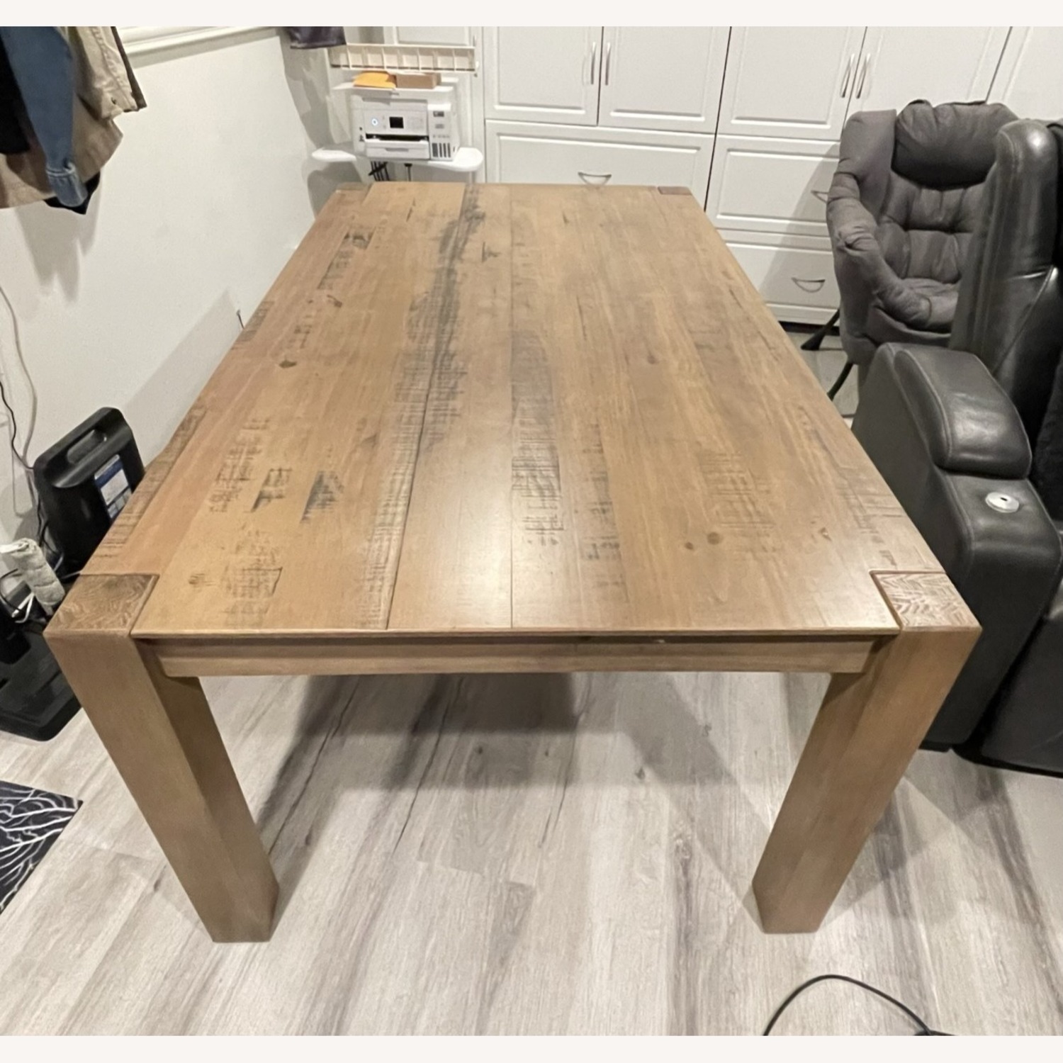 World Market Graywashed Pine Rylie Dining Table - image-2