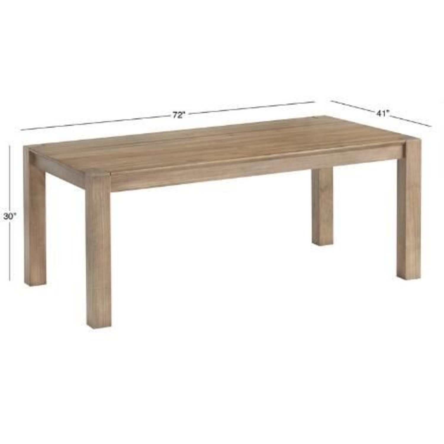 World Market Graywashed Pine Rylie Dining Table - image-8