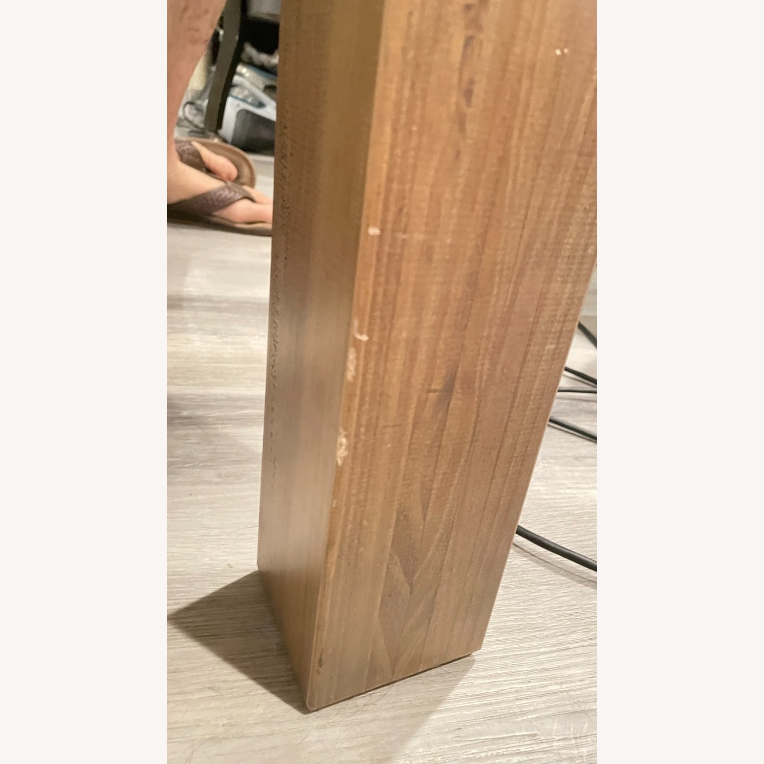 World Market Graywashed Pine Rylie Dining Table - image-5