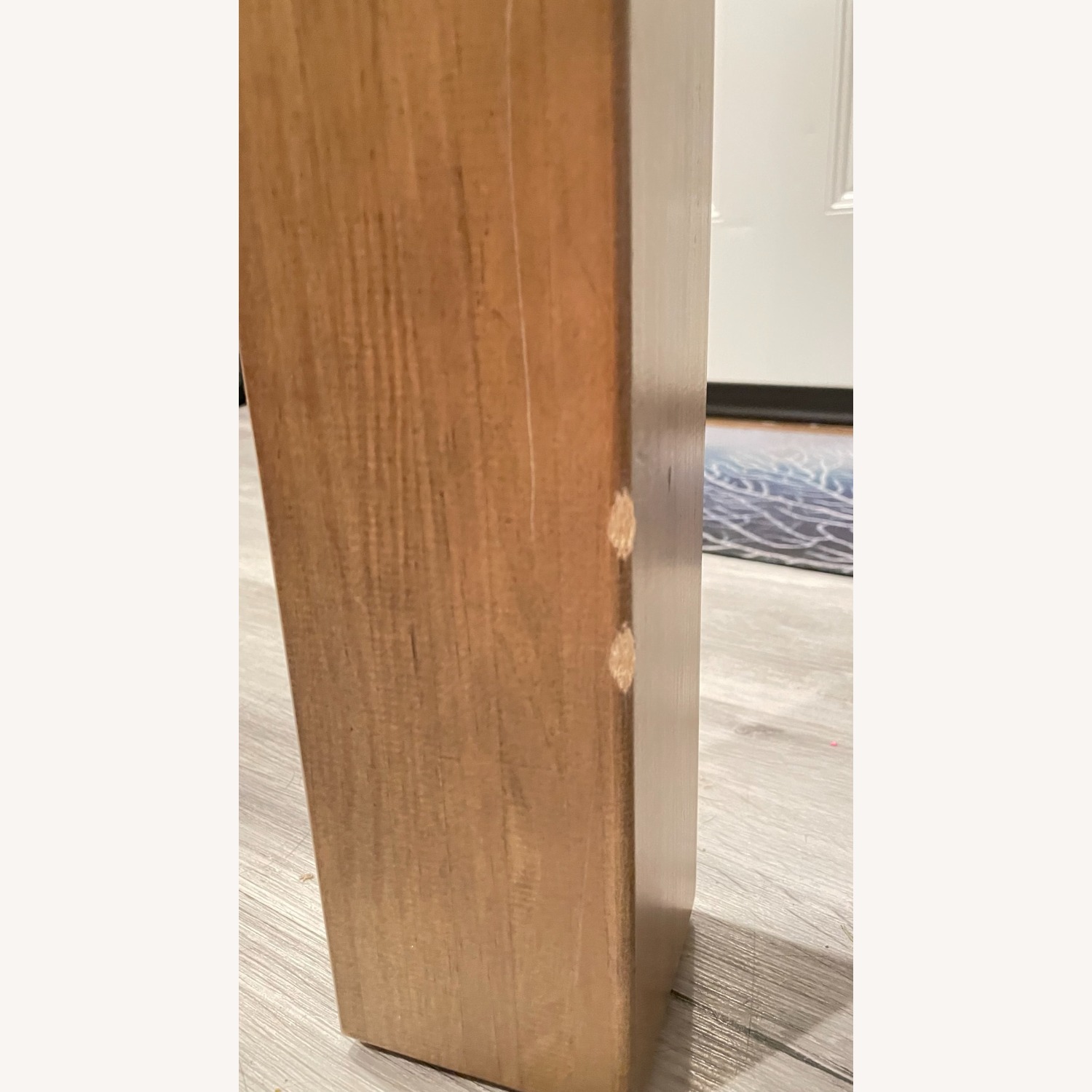 World Market Graywashed Pine Rylie Dining Table - image-4