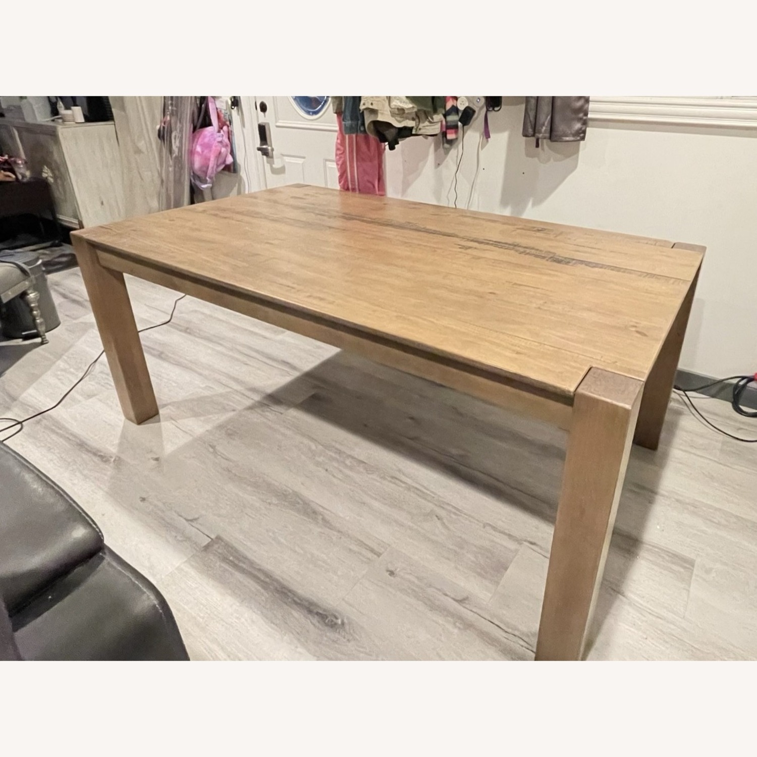 World Market Graywashed Pine Rylie Dining Table - image-1