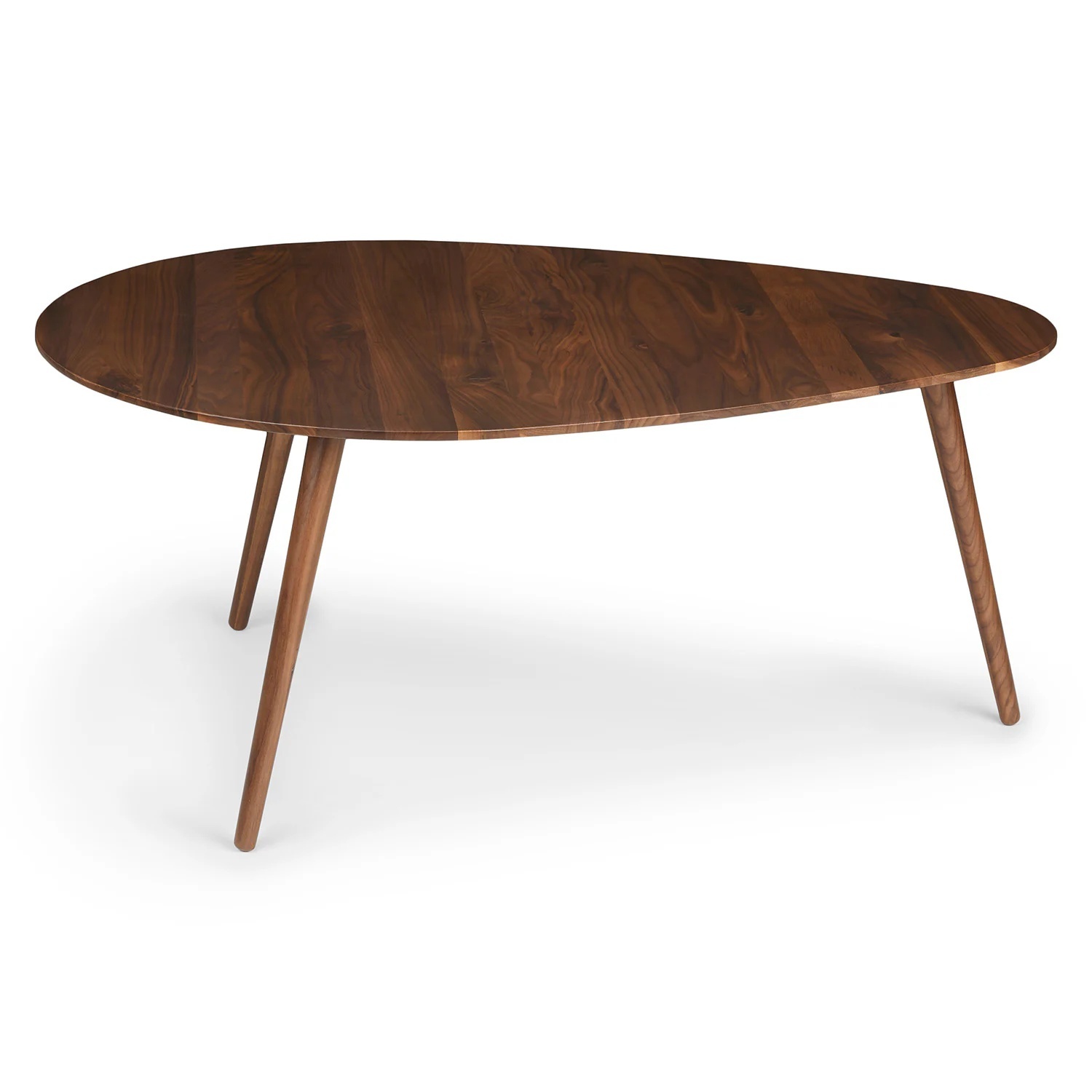 Article Amoeba 35" Coffee Table - Walnut - image-5