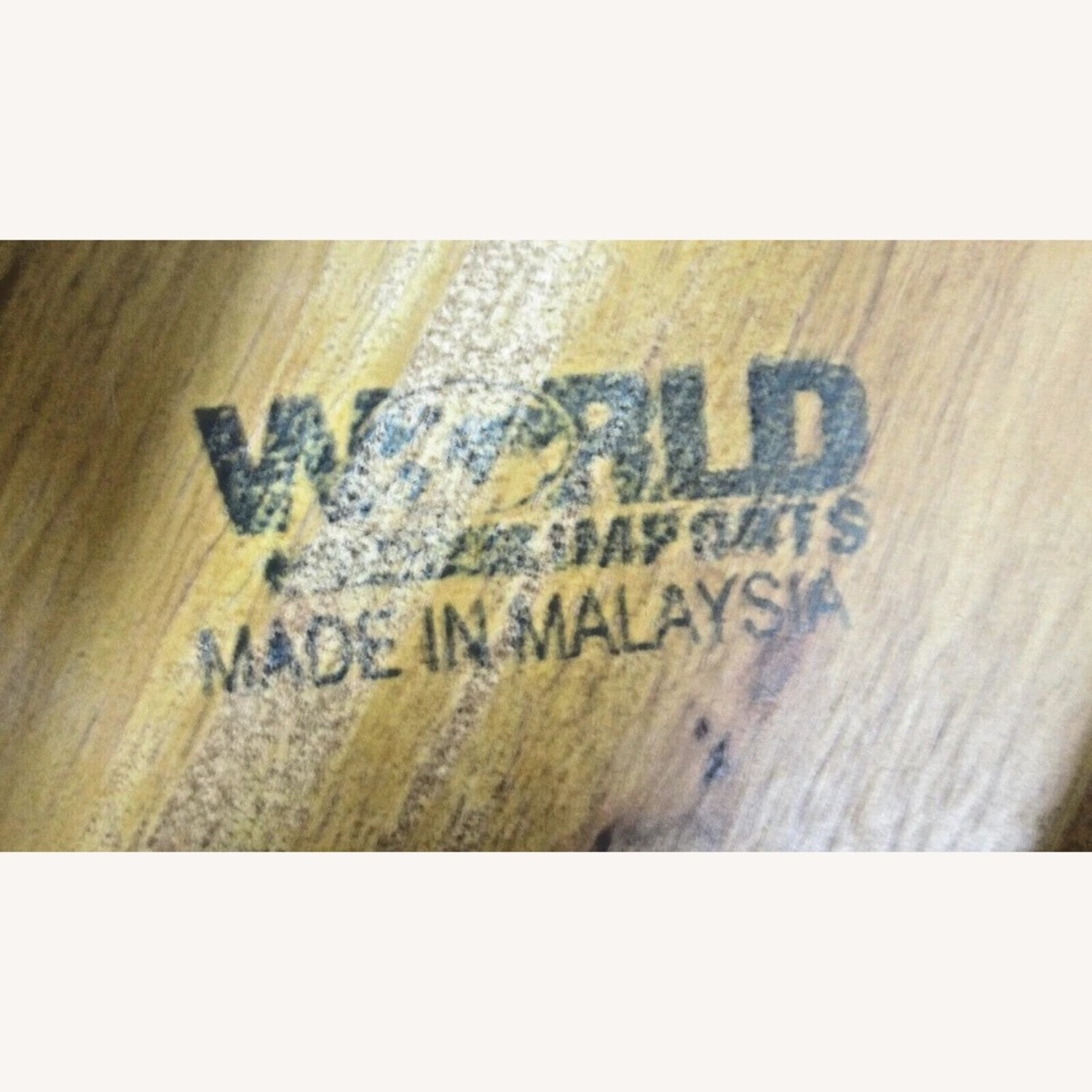 Matched Pair of World Market Black Counter Stools - image-5