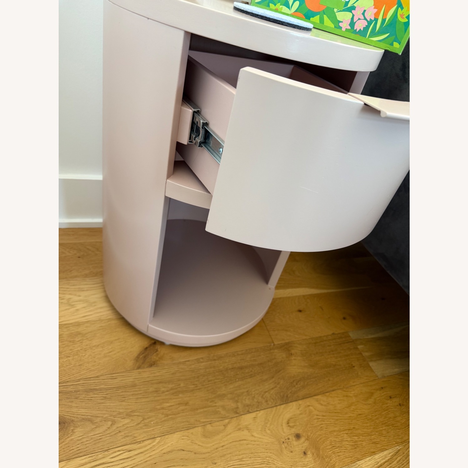 Kane Round Storage Nightstand - image-2