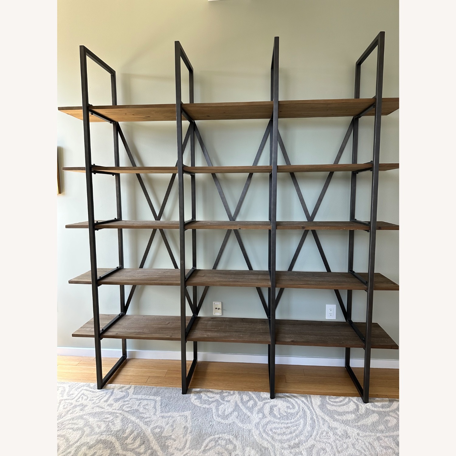 Restoration Hardware Wyatt Open Bookcase - image-2
