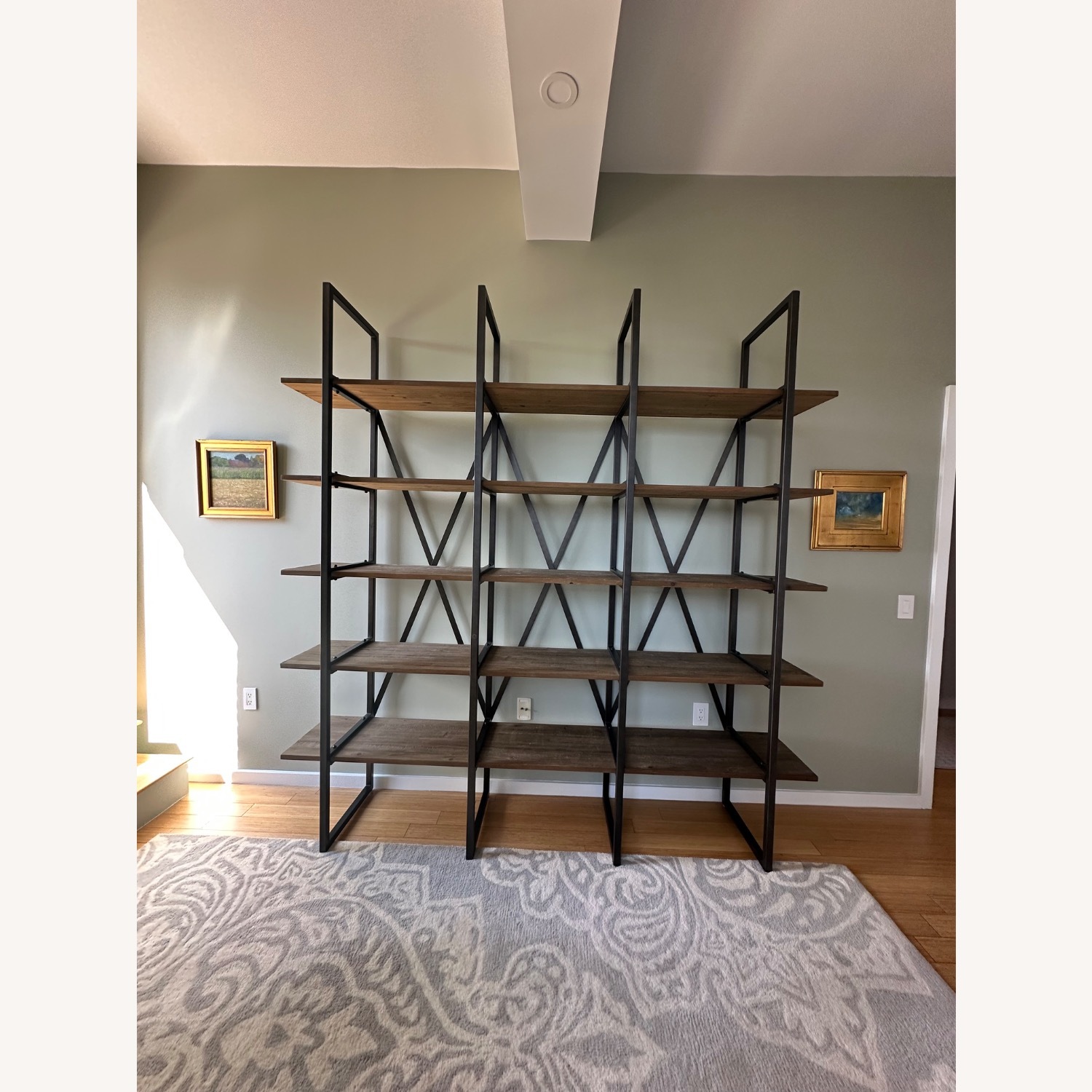 Restoration Hardware Wyatt Open Bookcase - image-1