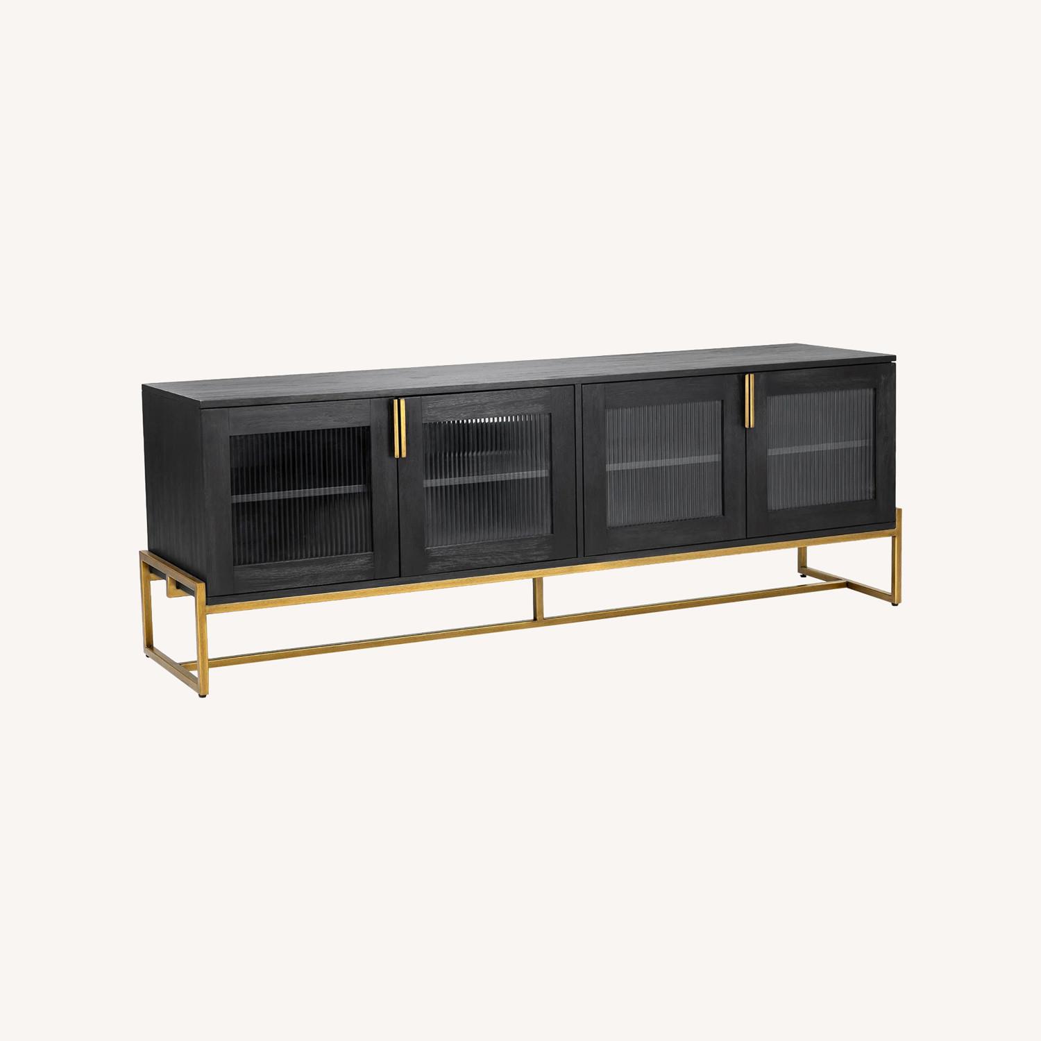 Article Oscuro 73" Cabinet - Black and Bronze - image-0