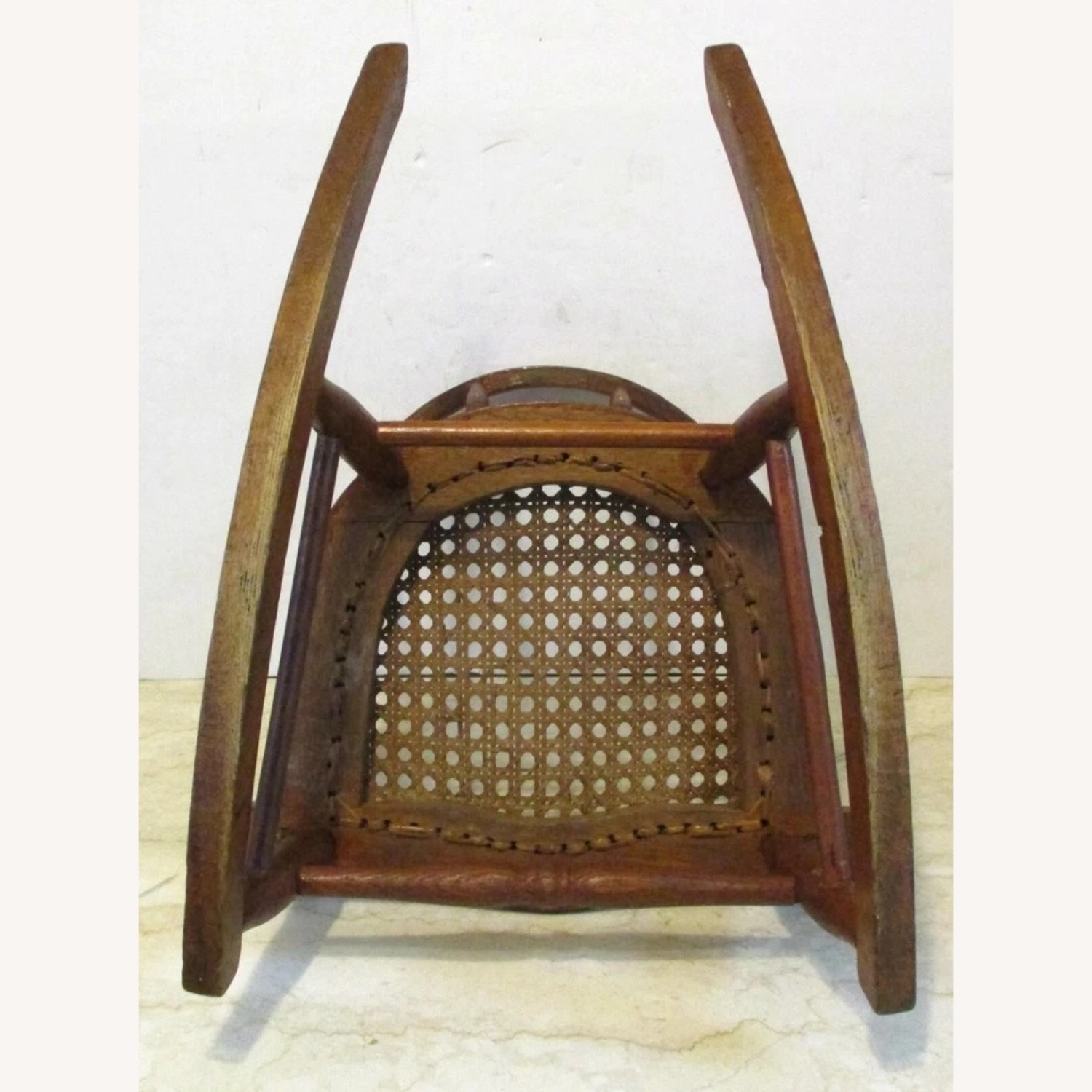 Antique Oak Children's Rocking Chair - image-12