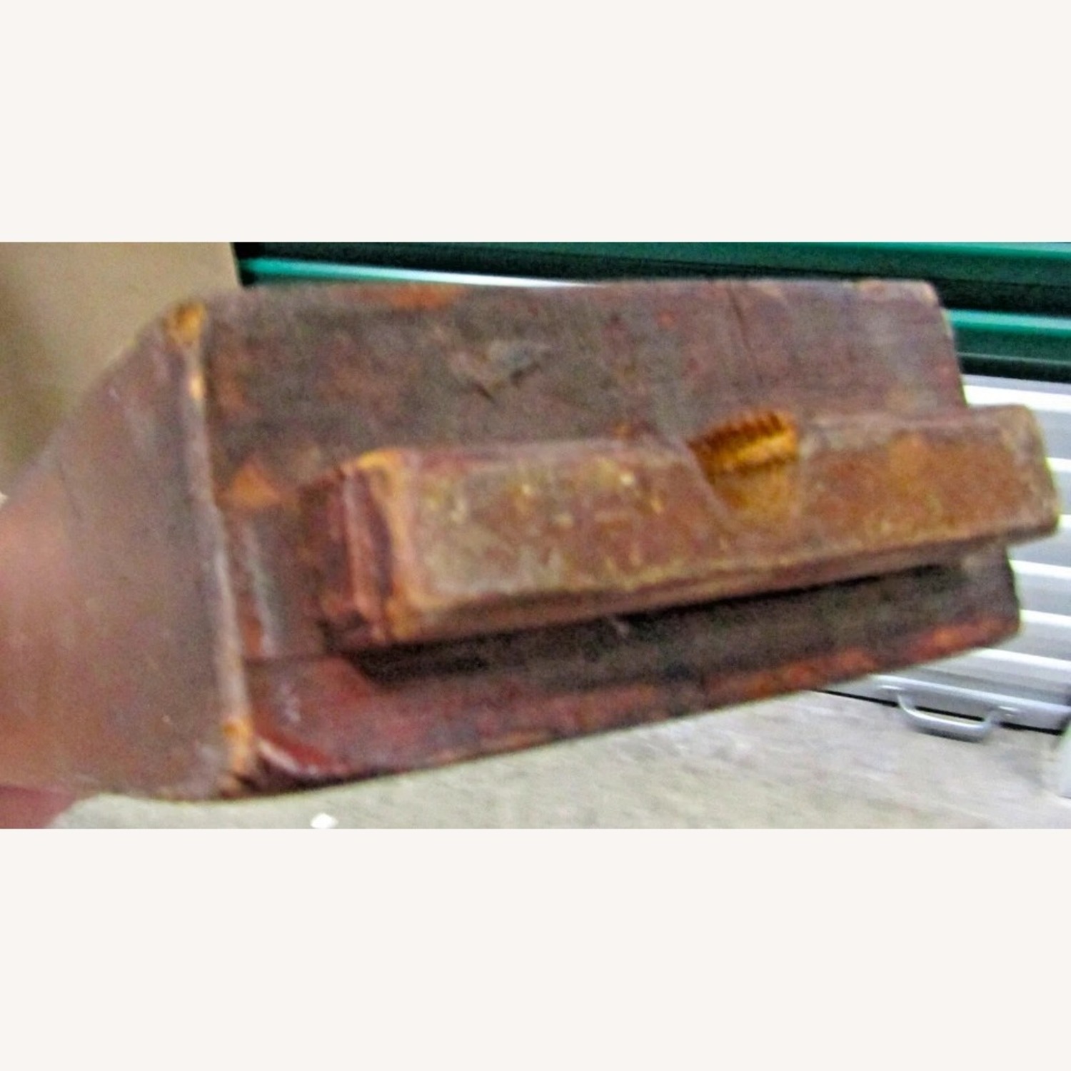 Antique Mahogany Bed Side Rails and End Rail - image-4