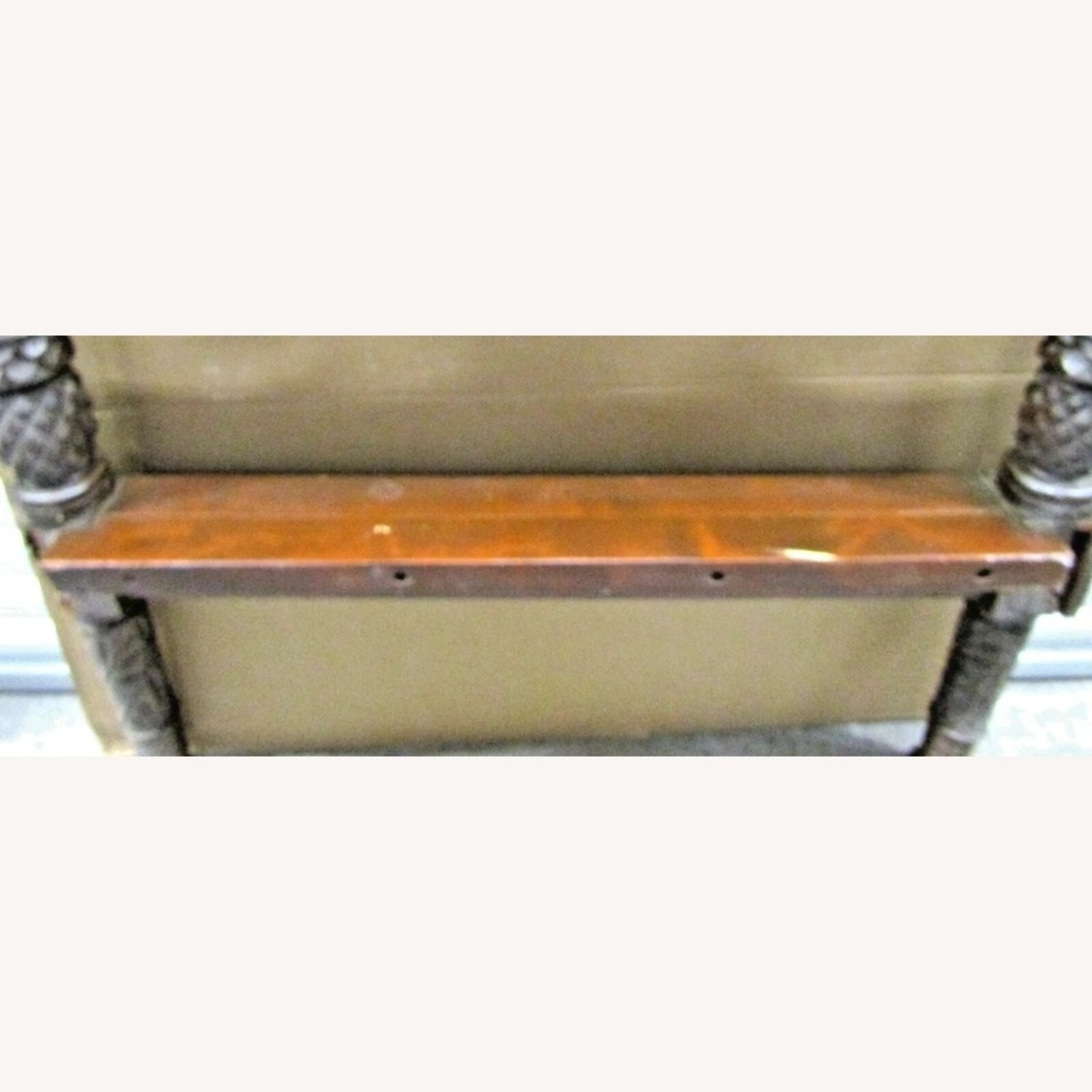 Antique Mahogany Pineapple Acanthus Leaf Headboard - image-9