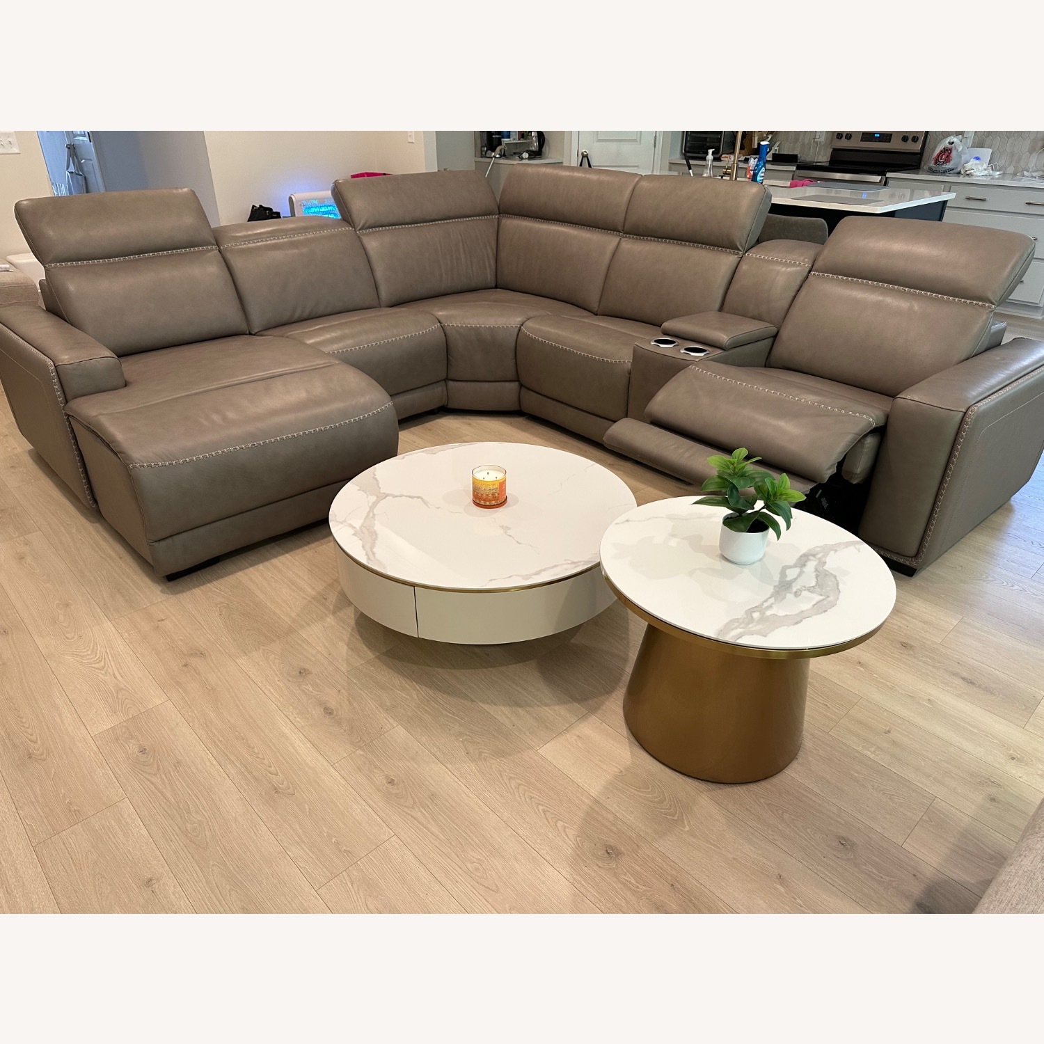 6pcs Power Recling WithChaise - image-2