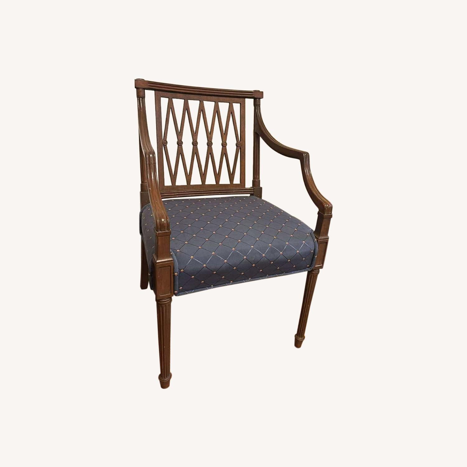Vintage Maghogany Regency Style Accent Chairs - image-0