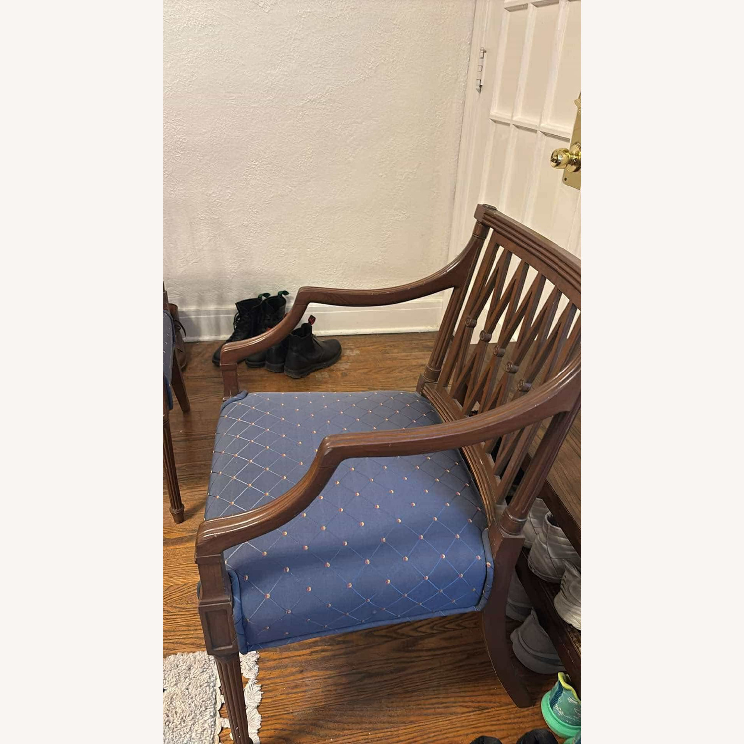 Vintage Maghogany Regency Style Accent Chairs - image-6