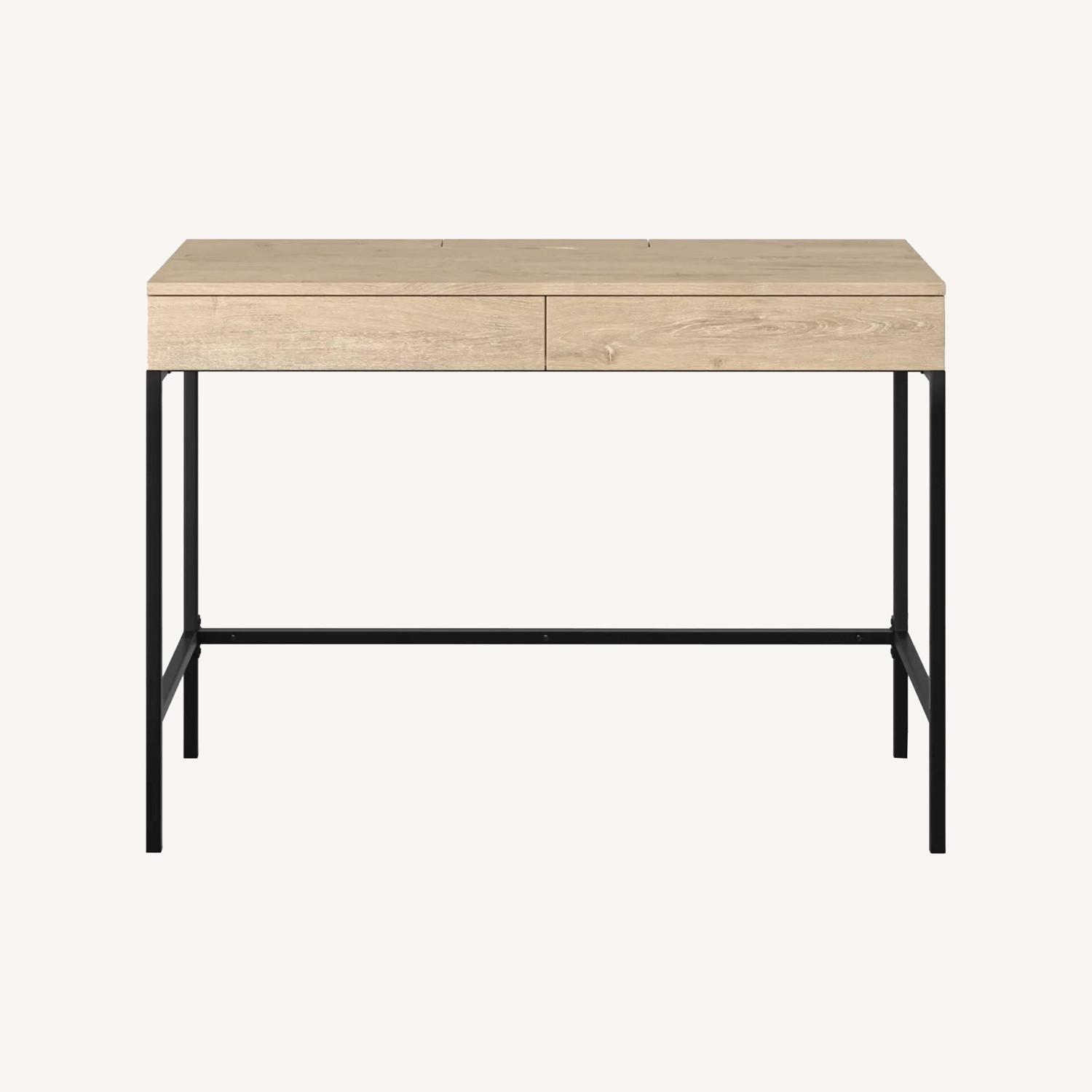 Loring Computer Desk with Built in Chargers - image-0