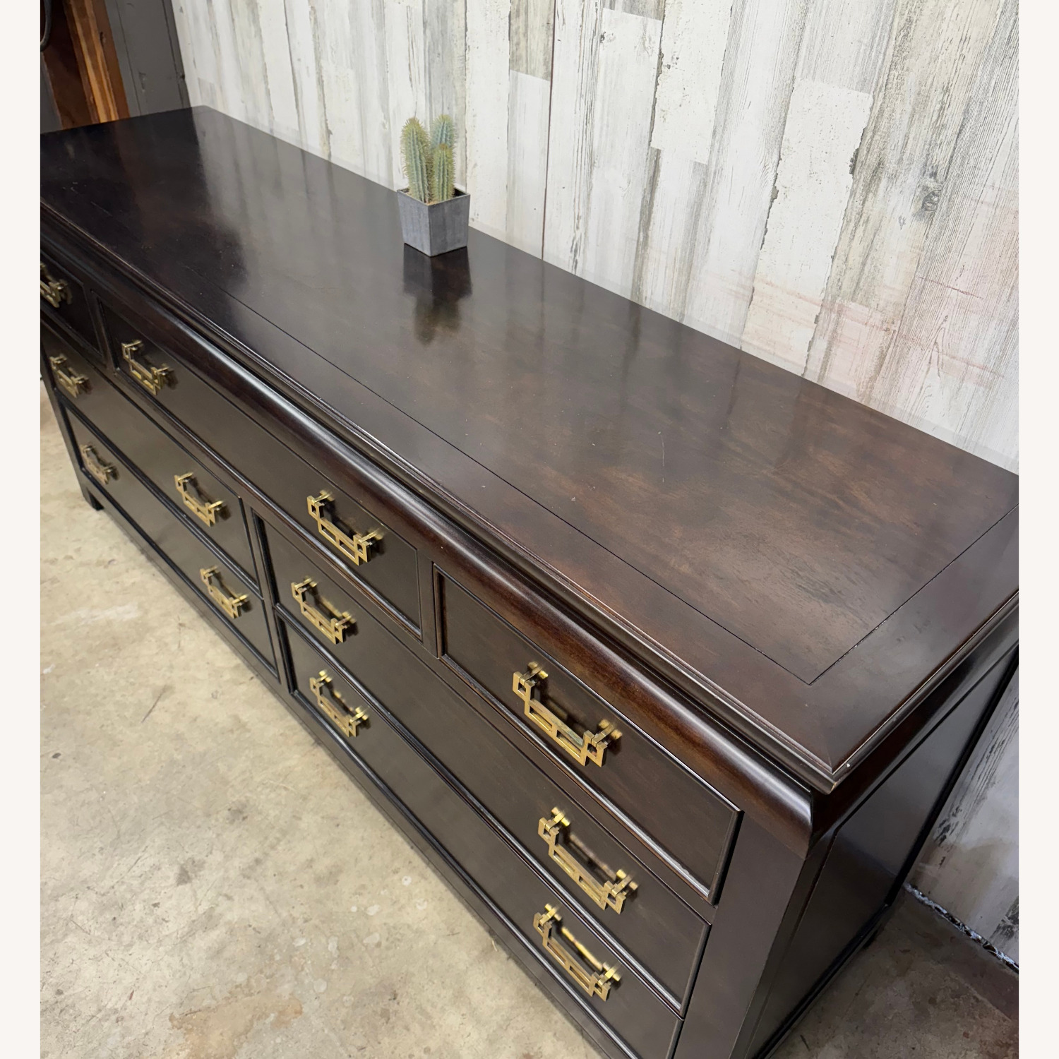 Century Furniture Vintage Dresser with Brass Pulls - image-3
