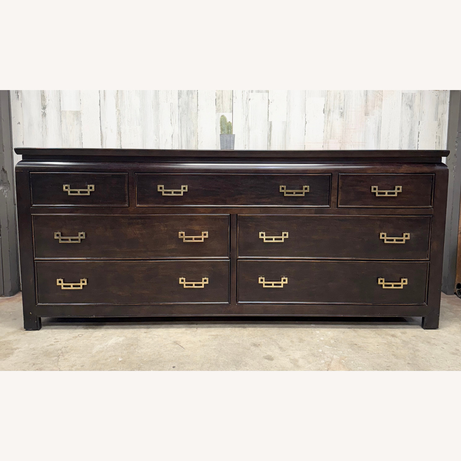Century Furniture Vintage Dresser with Brass Pulls - image-2