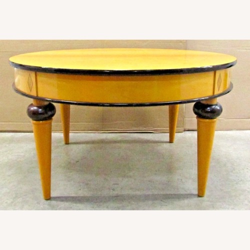 Used Bombay Company Art Deco Style Round Coffee Table for sale on AptDeco