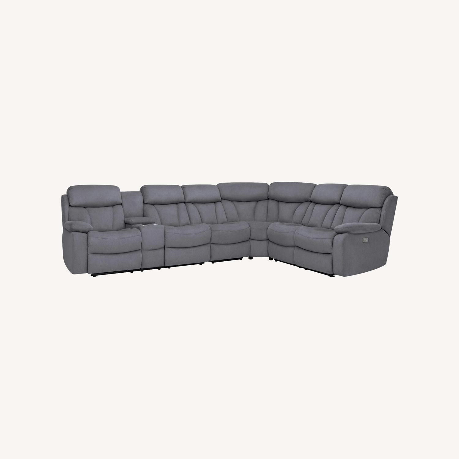 Raymour & Flanigan Sectional Sofa - image-0