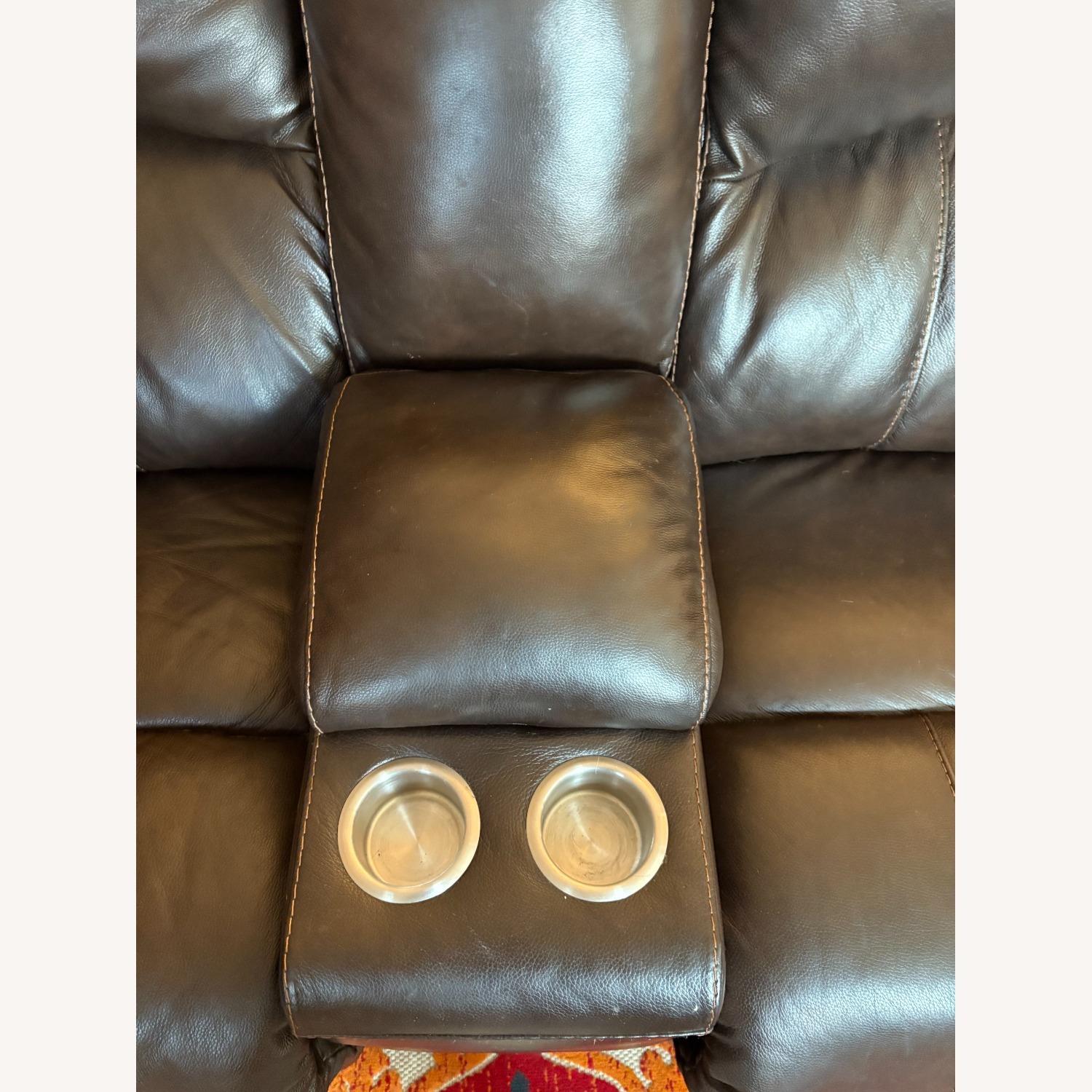 Ashley Dunleith 6 Piece Sectional Leather with Power Recliners - image-4