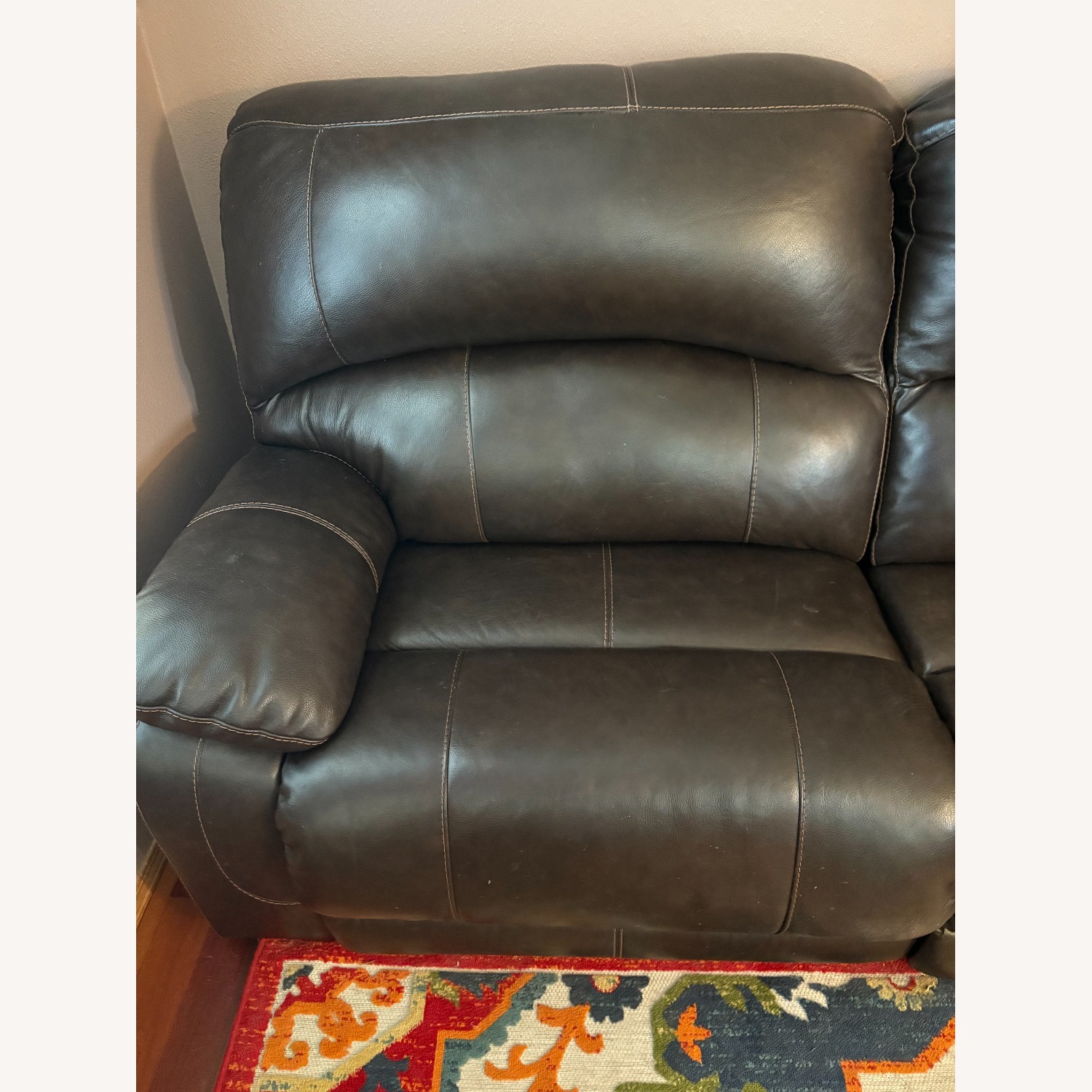 Ashley Dunleith 6 Piece Sectional Leather with Power Recliners - image-6