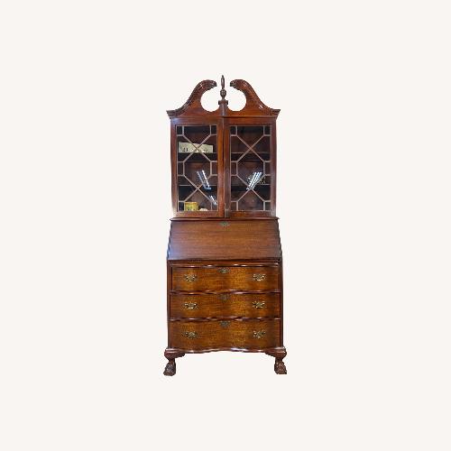 Used Antique Mahogany Secretary Desk Hutch for sale on AptDeco