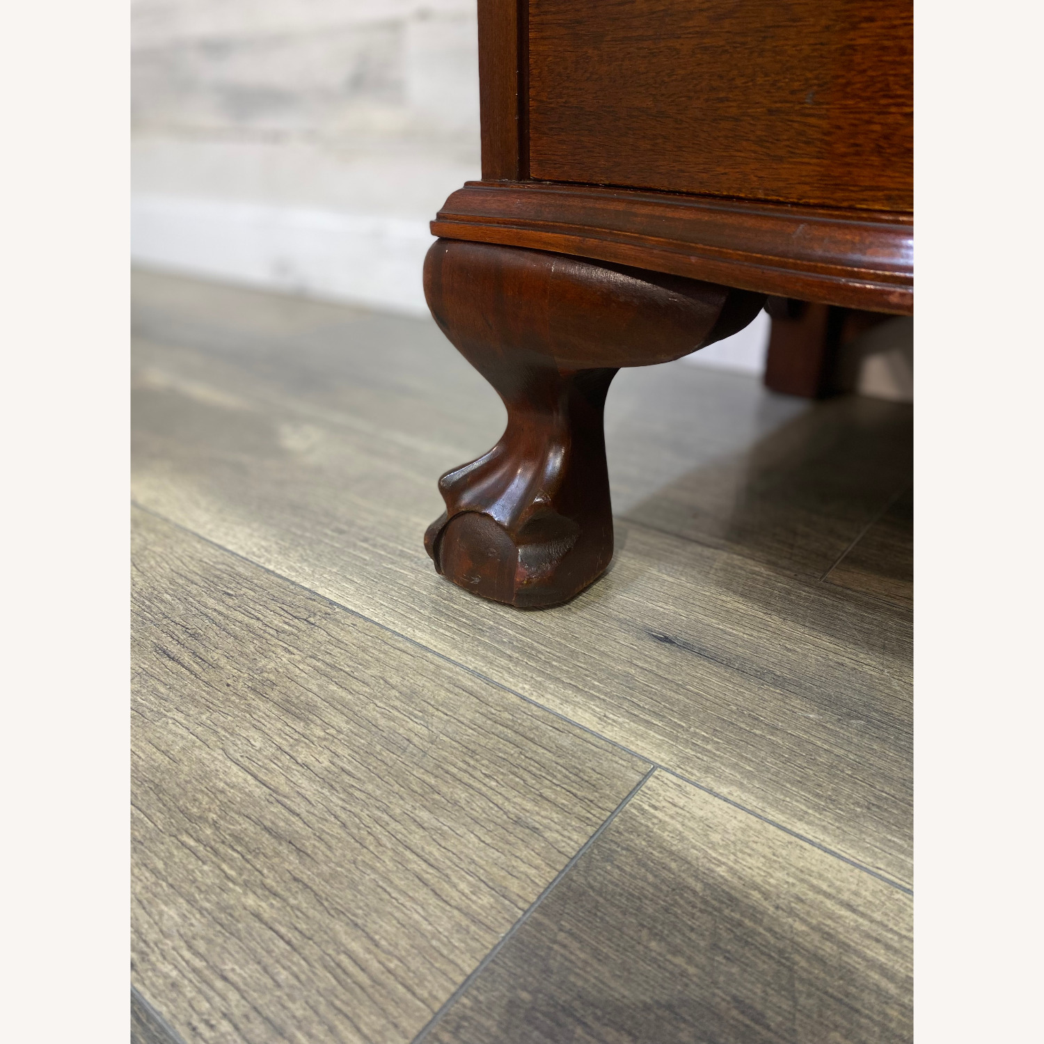 Antique Mahogany Secretary Desk Hutch - image-7