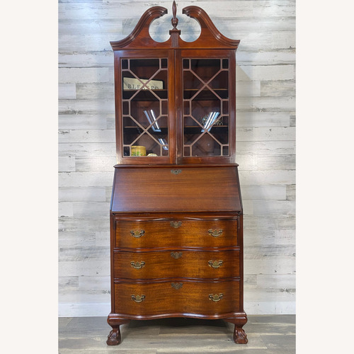 Used Antique Mahogany Secretary Desk Hutch for sale on AptDeco