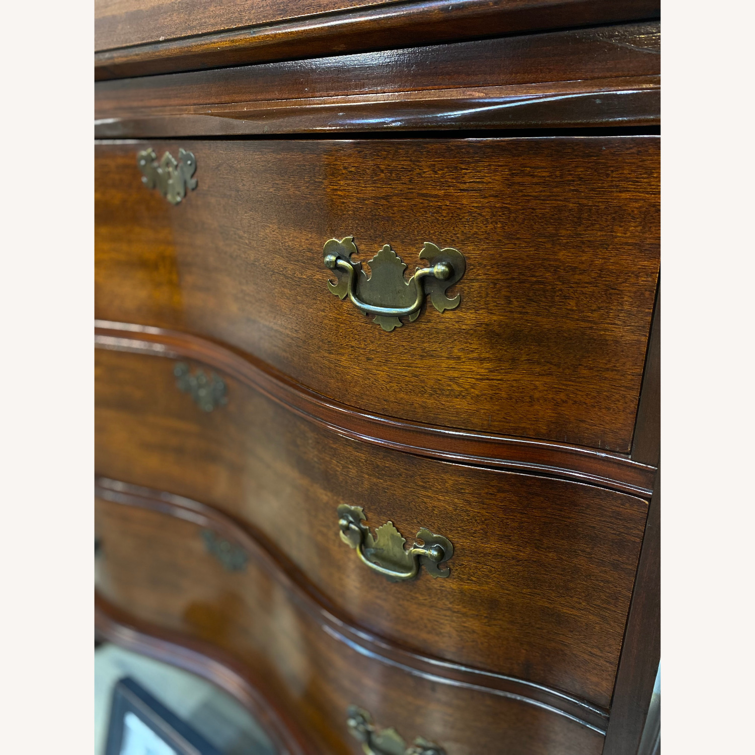 Antique Mahogany Secretary Desk Hutch - image-8